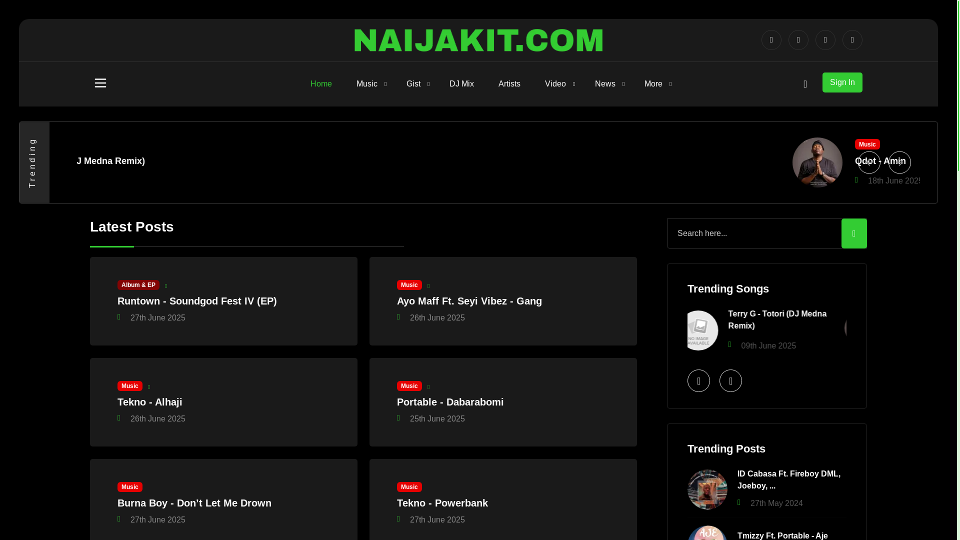website screenshot of https://thenaijakit.com.ng/