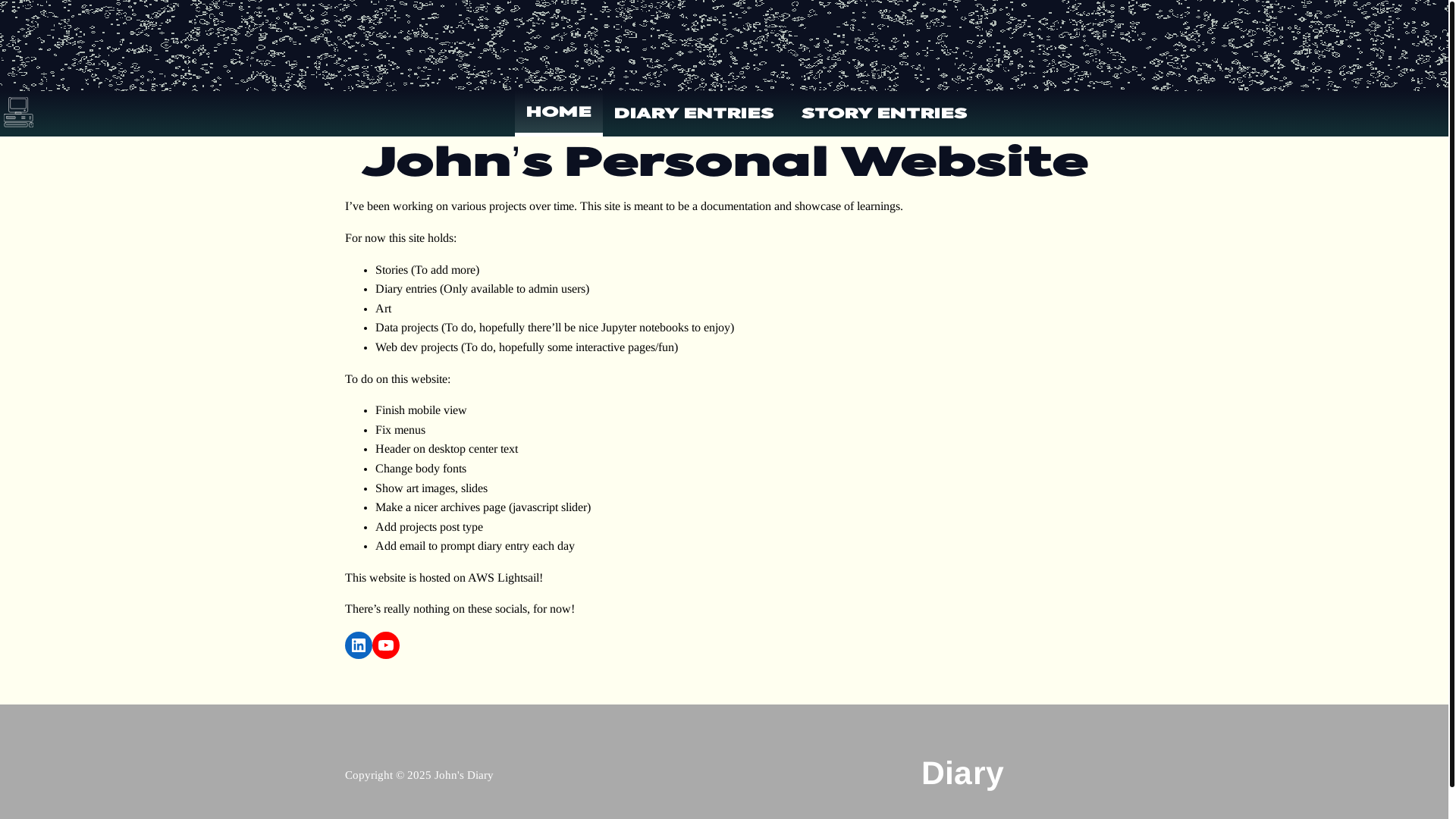 website screenshot of https://johnfinlayson.au/