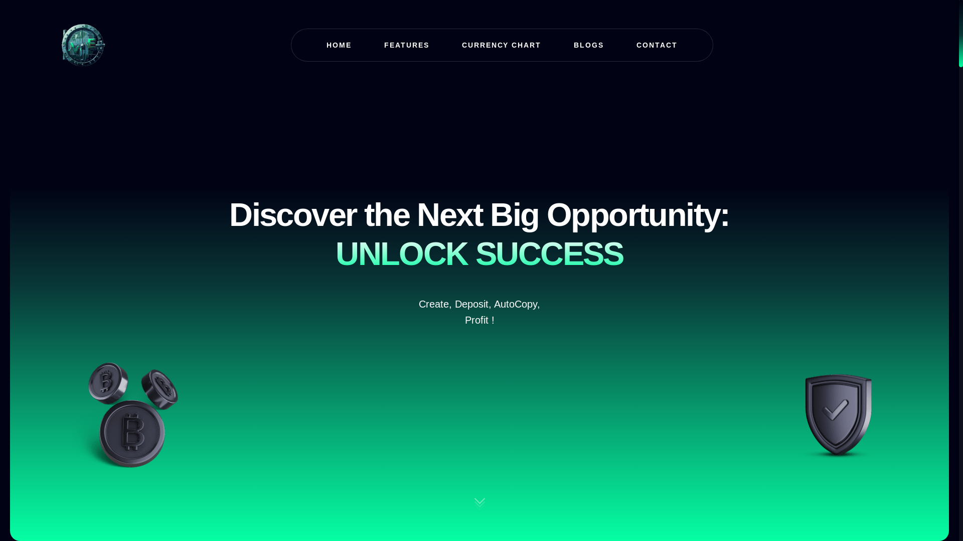 website screenshot of https://vaultedge.me/