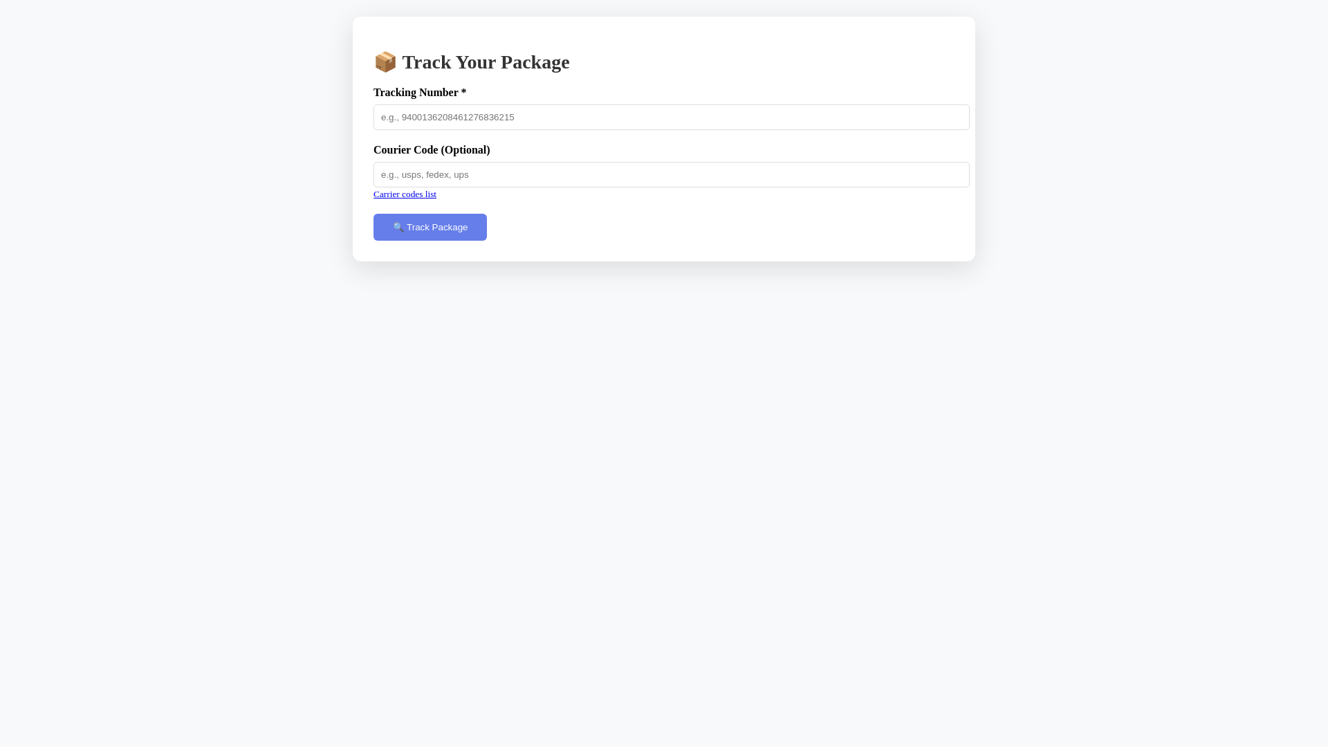 website screenshot of https://gettrackly.app/