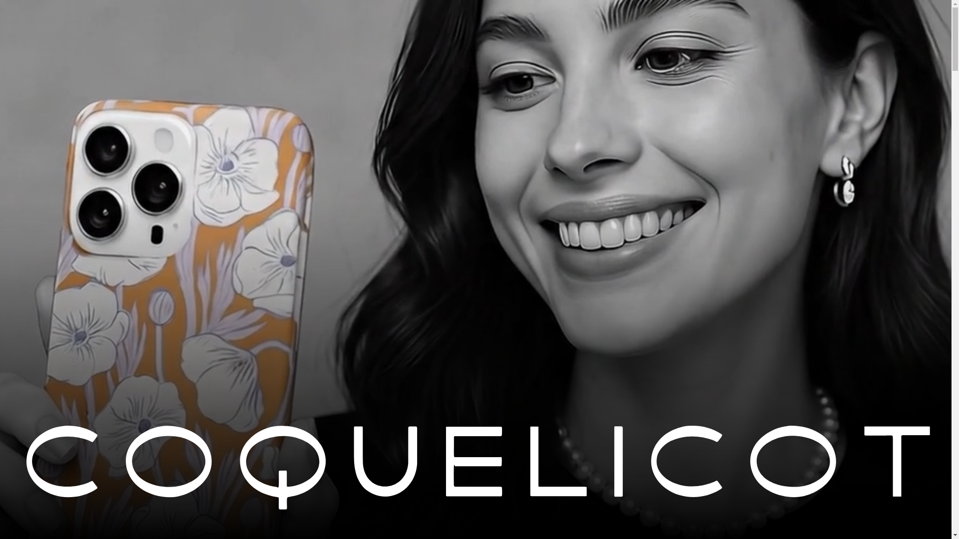 website screenshot of https://coquelicots.co/