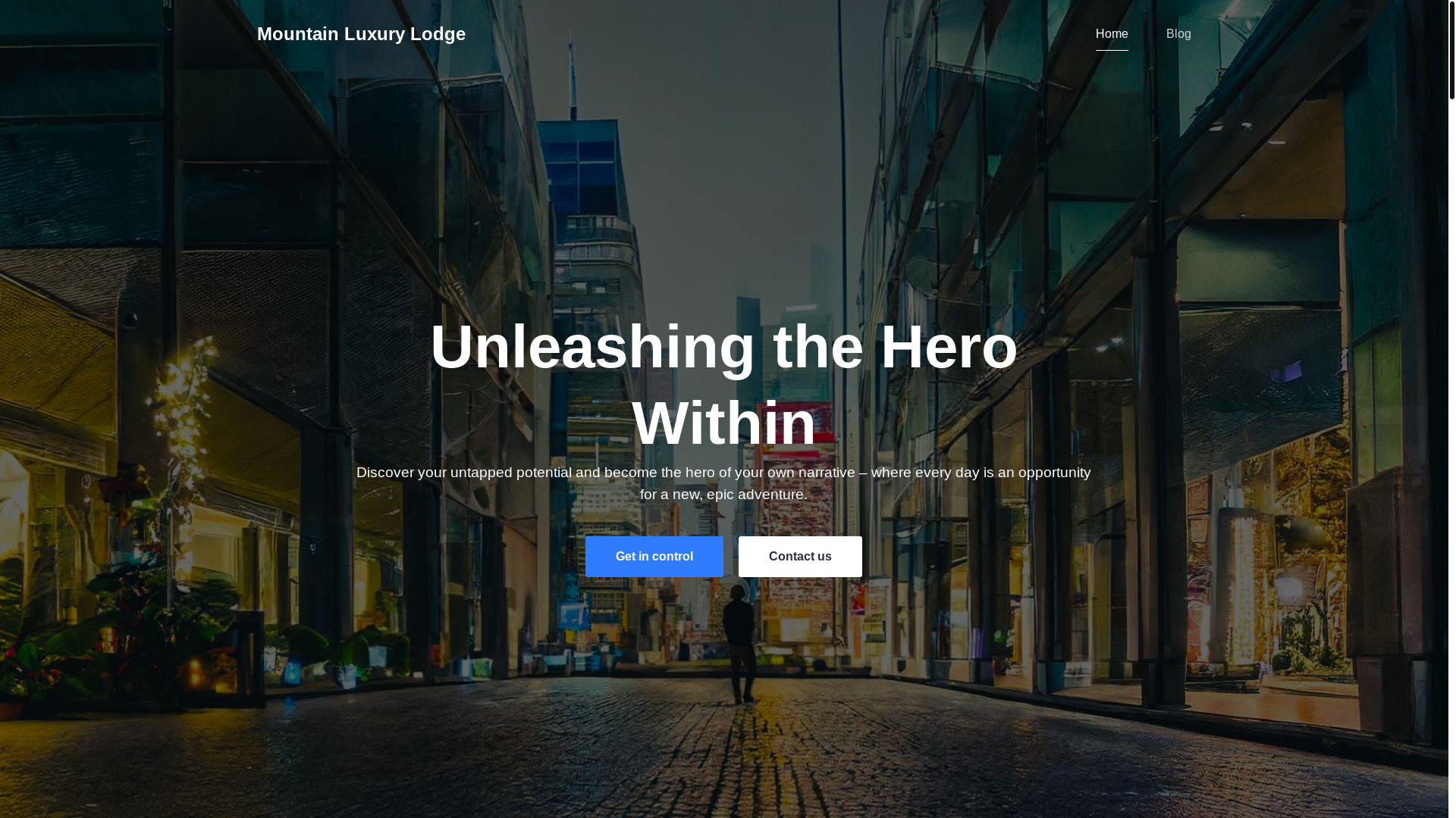 website screenshot of https://mountainluxurylodge.it/