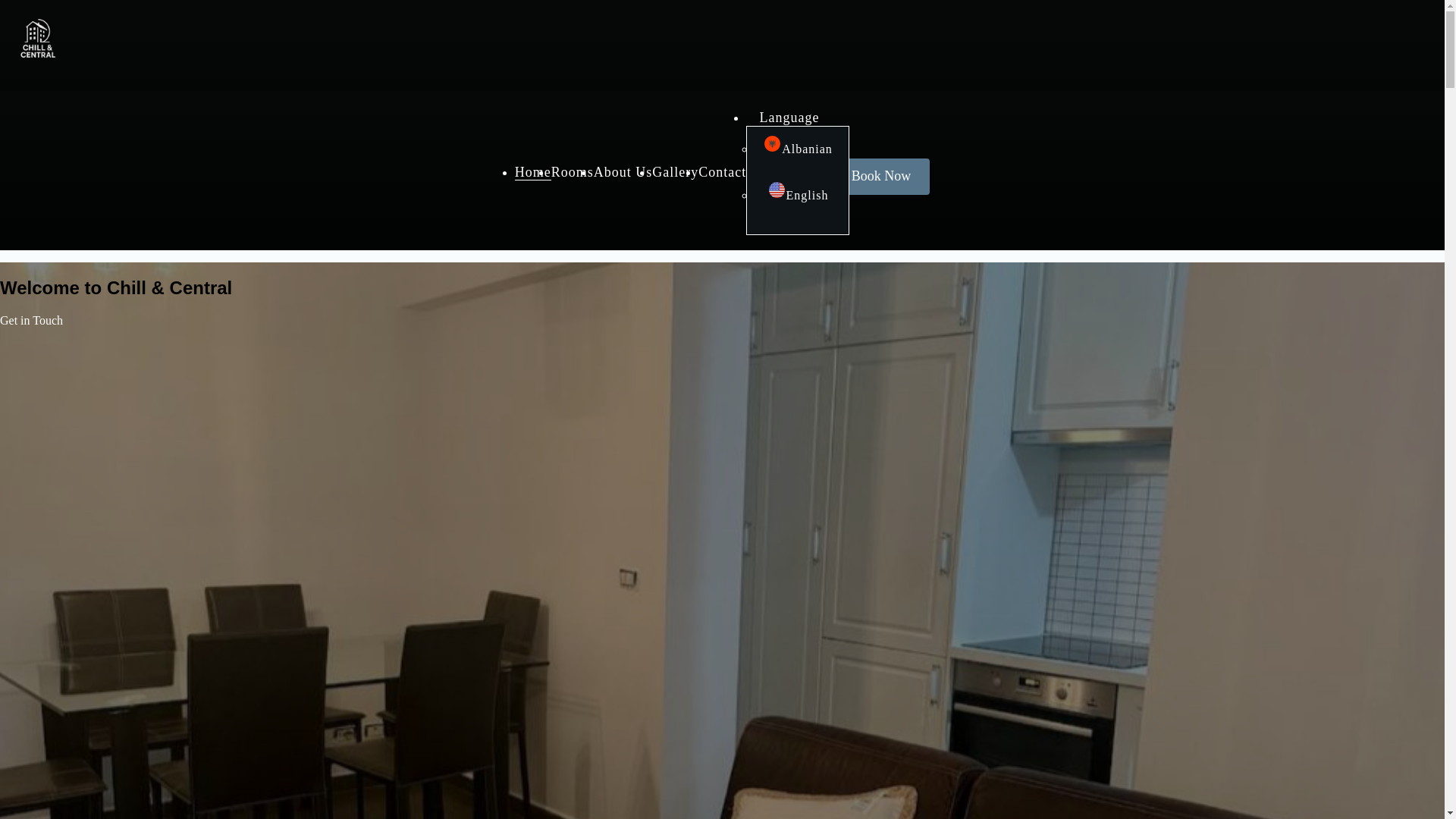 website screenshot of https://chill-central.al/