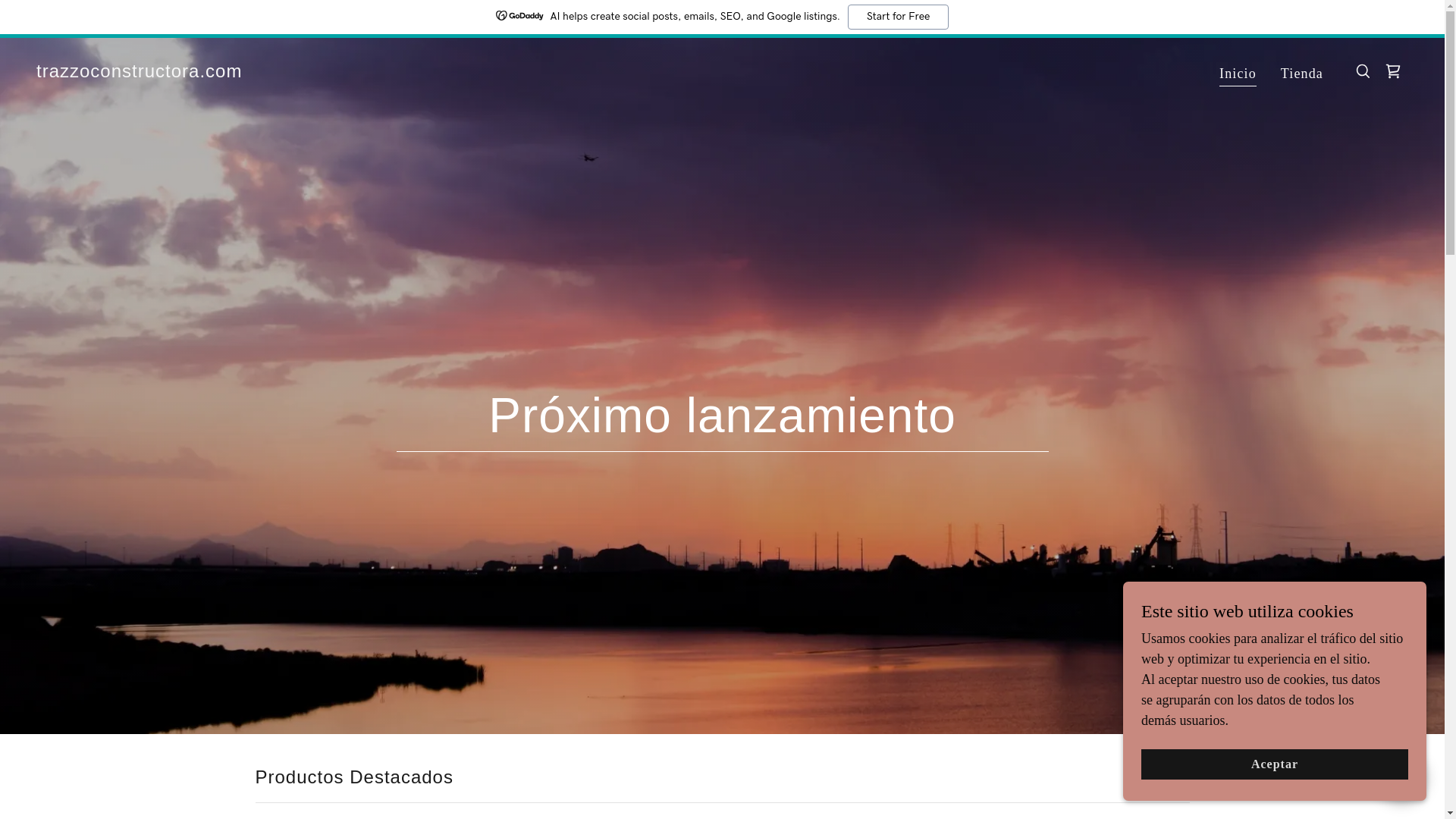 website screenshot of https://trazzoconstructora.com/