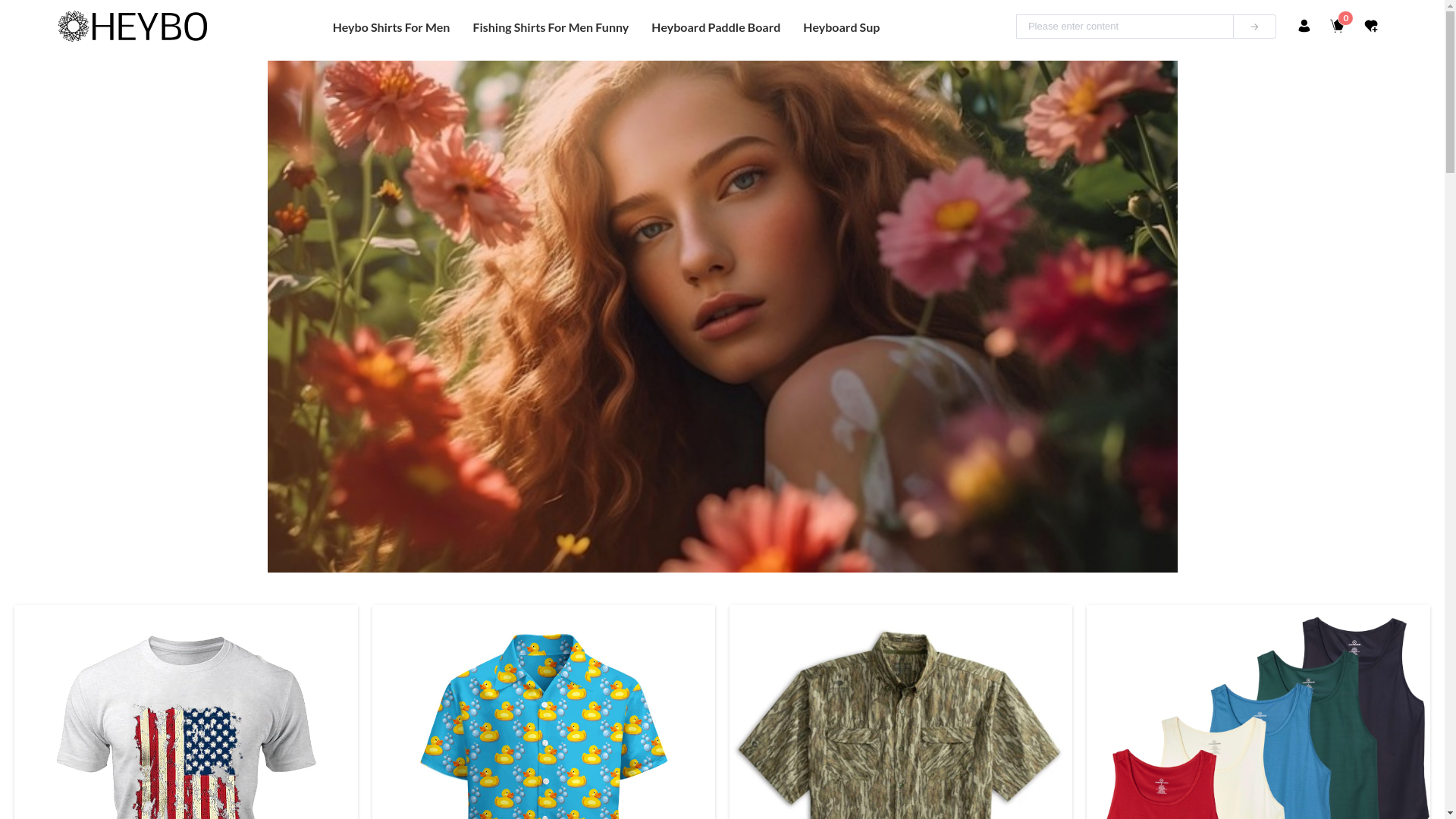website screenshot of https://heybostore.shop/