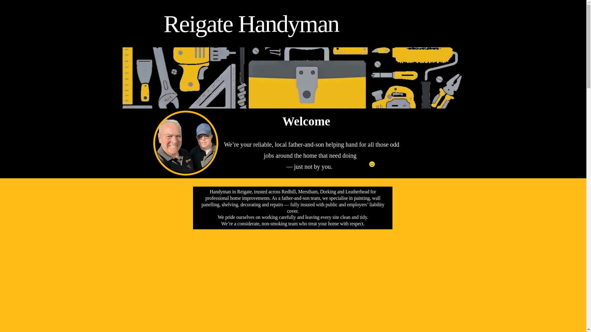 website screenshot of https://reigateelectrician.com/