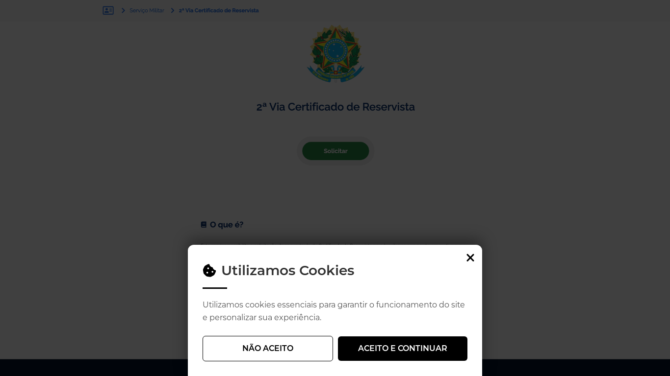 website screenshot of https://certificarapido.site/