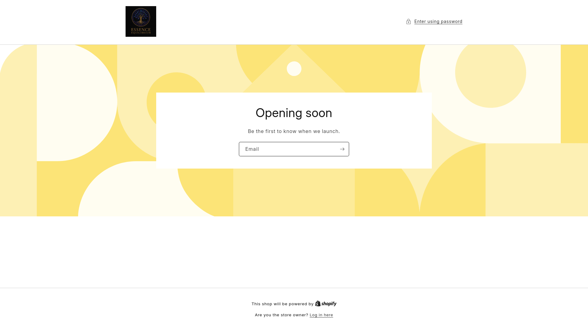 website screenshot of https://essenceequilibrium.com/