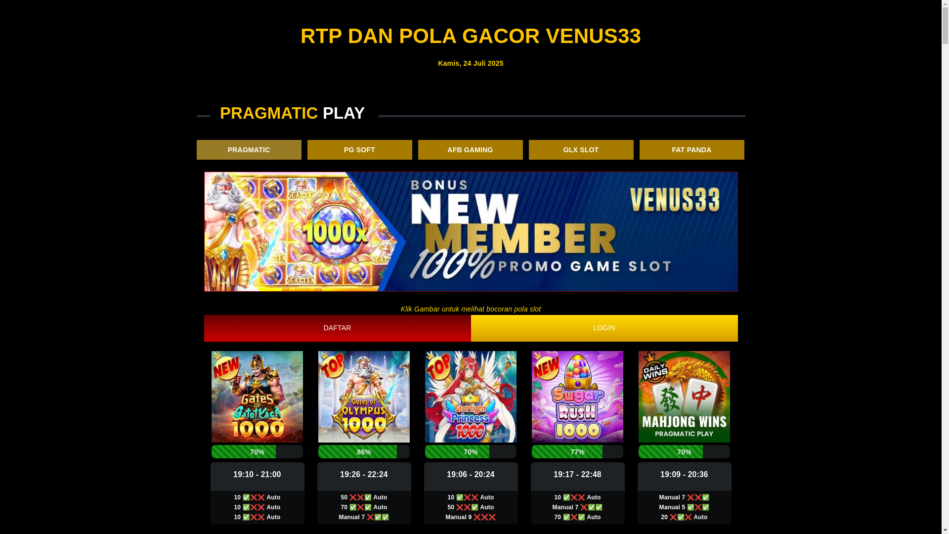 website screenshot of https://rtpvenus33.pages.dev/