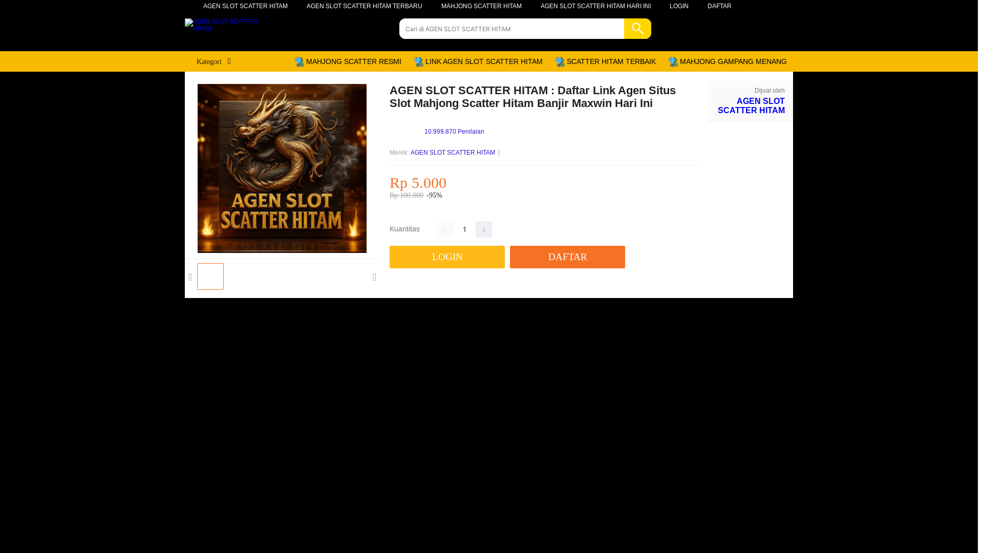 website screenshot of https://agenslotscatterhitam-bc7.pages.dev/