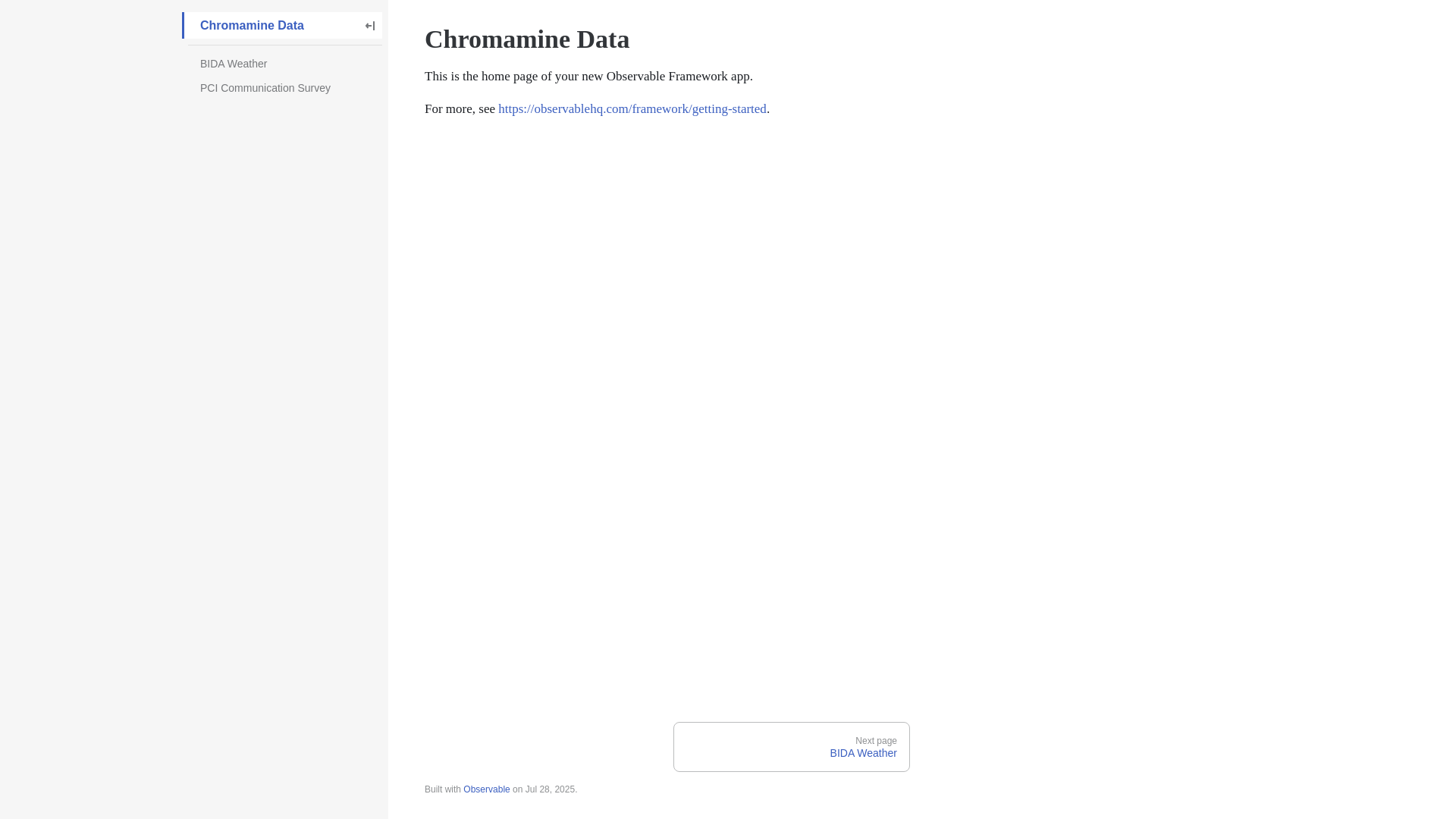 website screenshot of https://data-chromamine-com.pages.dev/
