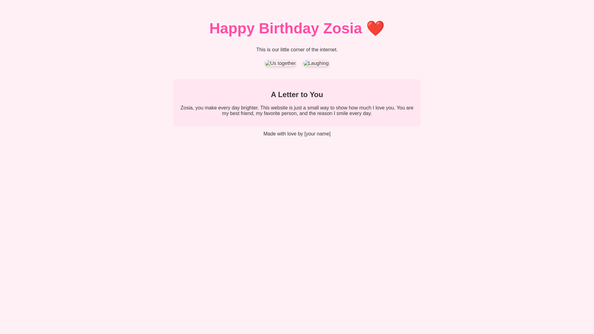 website screenshot of https://ilovezosia.com/