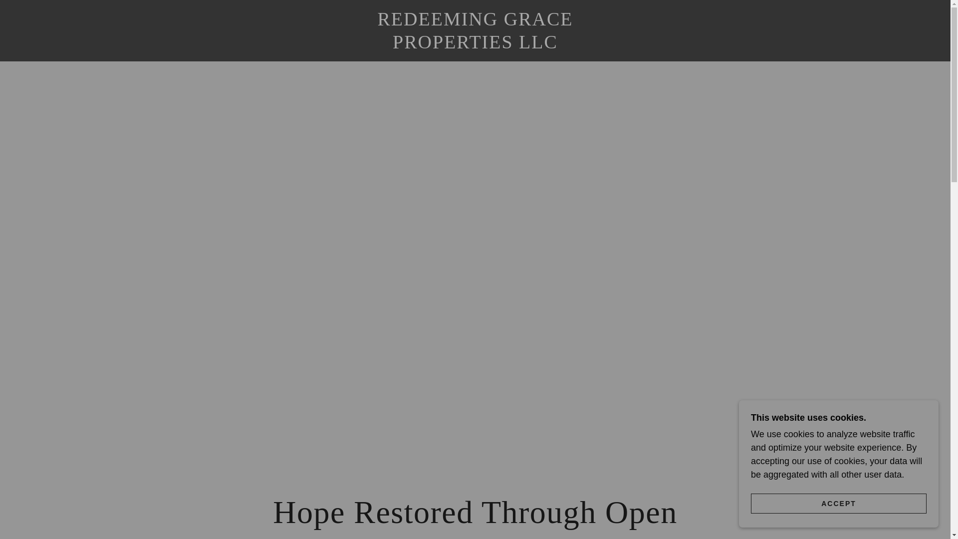 website screenshot of https://redeeminggraceproperties.com/