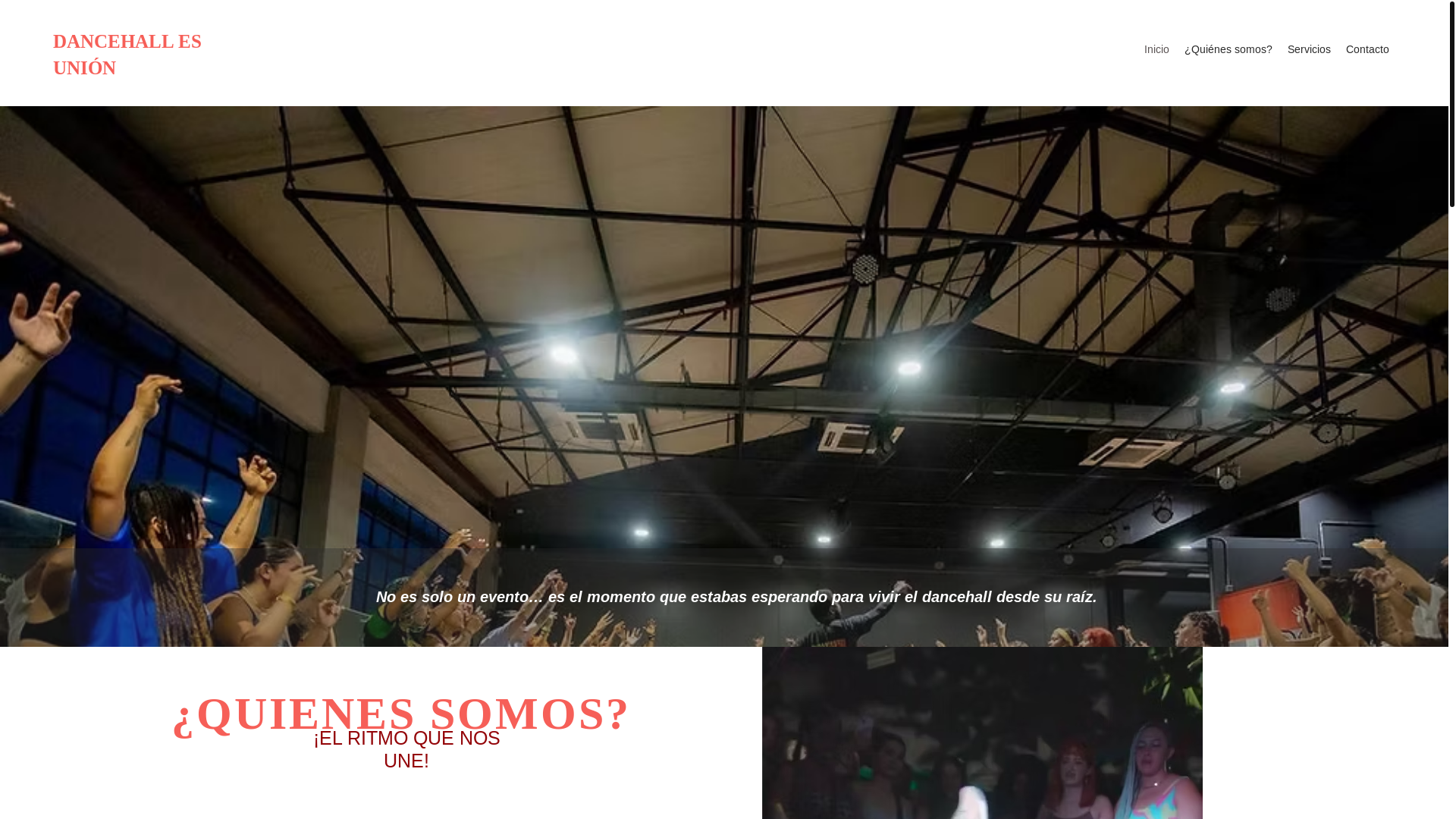 website screenshot of https://dancehallesunion.com/