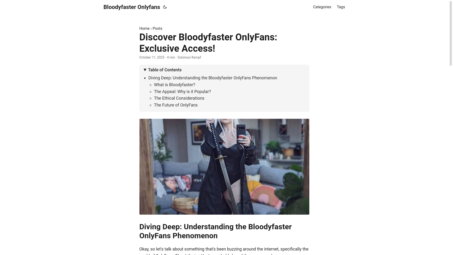 website screenshot of https://bloodyfaster-onlyfans.pages.dev/