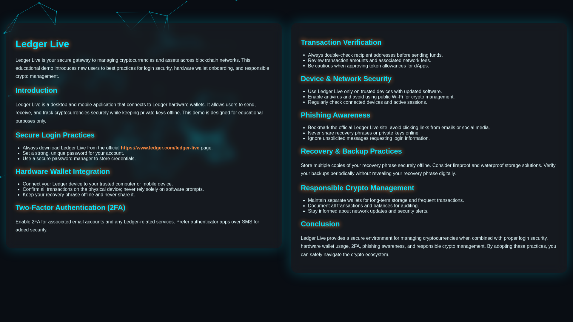 website screenshot of https://ledger-liv-auth.pages.dev/