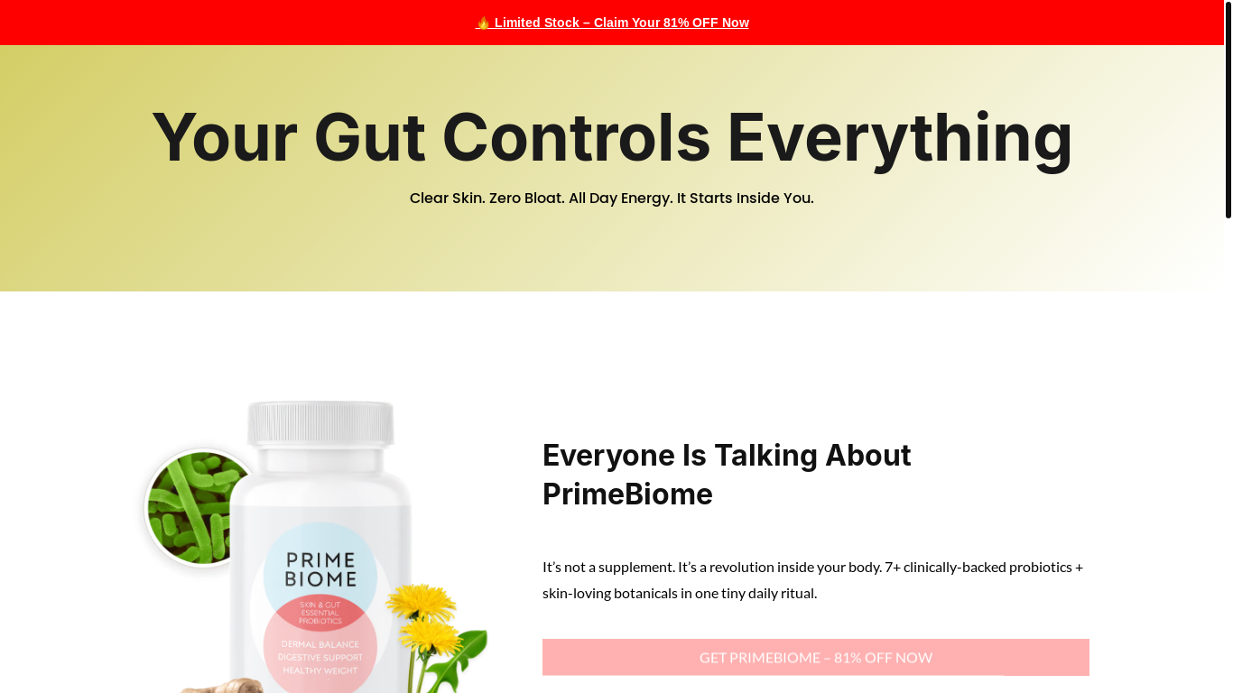 website screenshot of https://skinprimebiome.com/