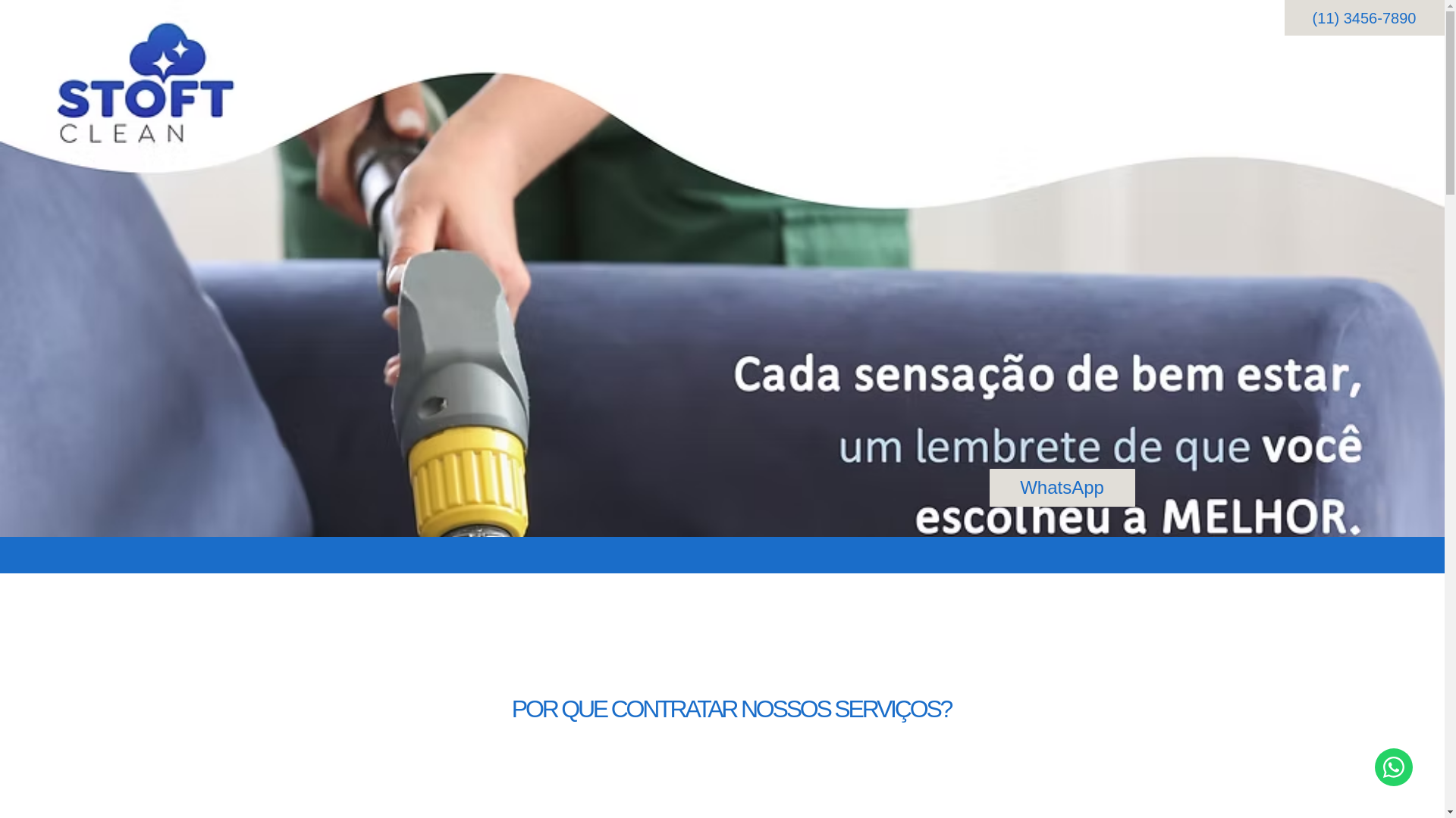 website screenshot of https://stoftclean.com.br/