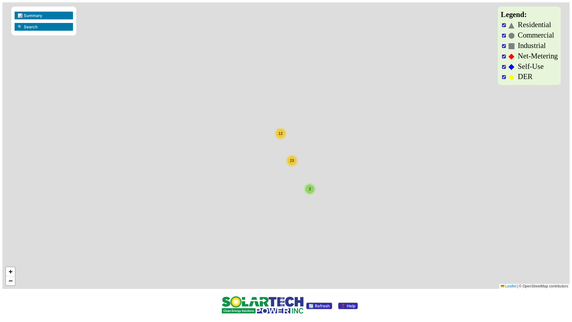 website screenshot of https://maps-solartech-inc.pages.dev/
