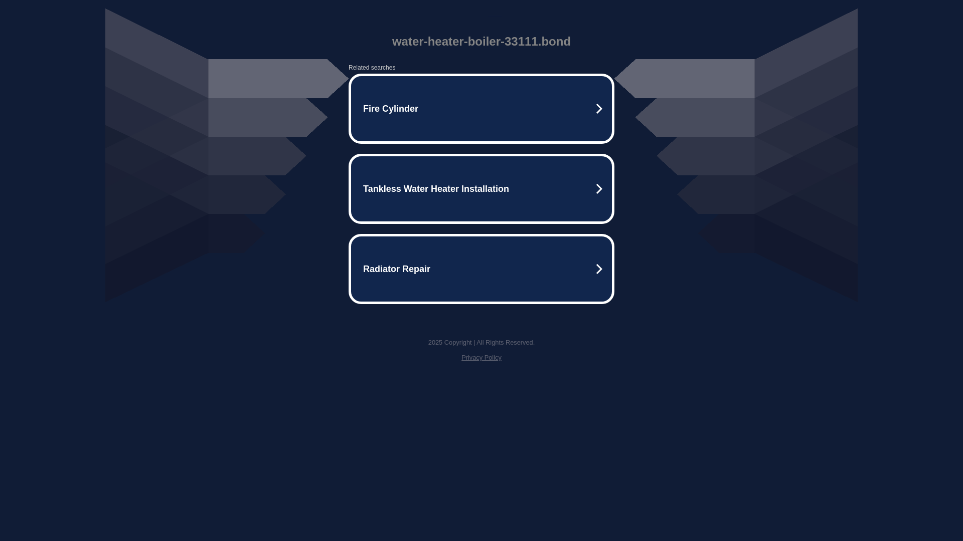 website screenshot of https://water-heater-boiler-33111.bond/