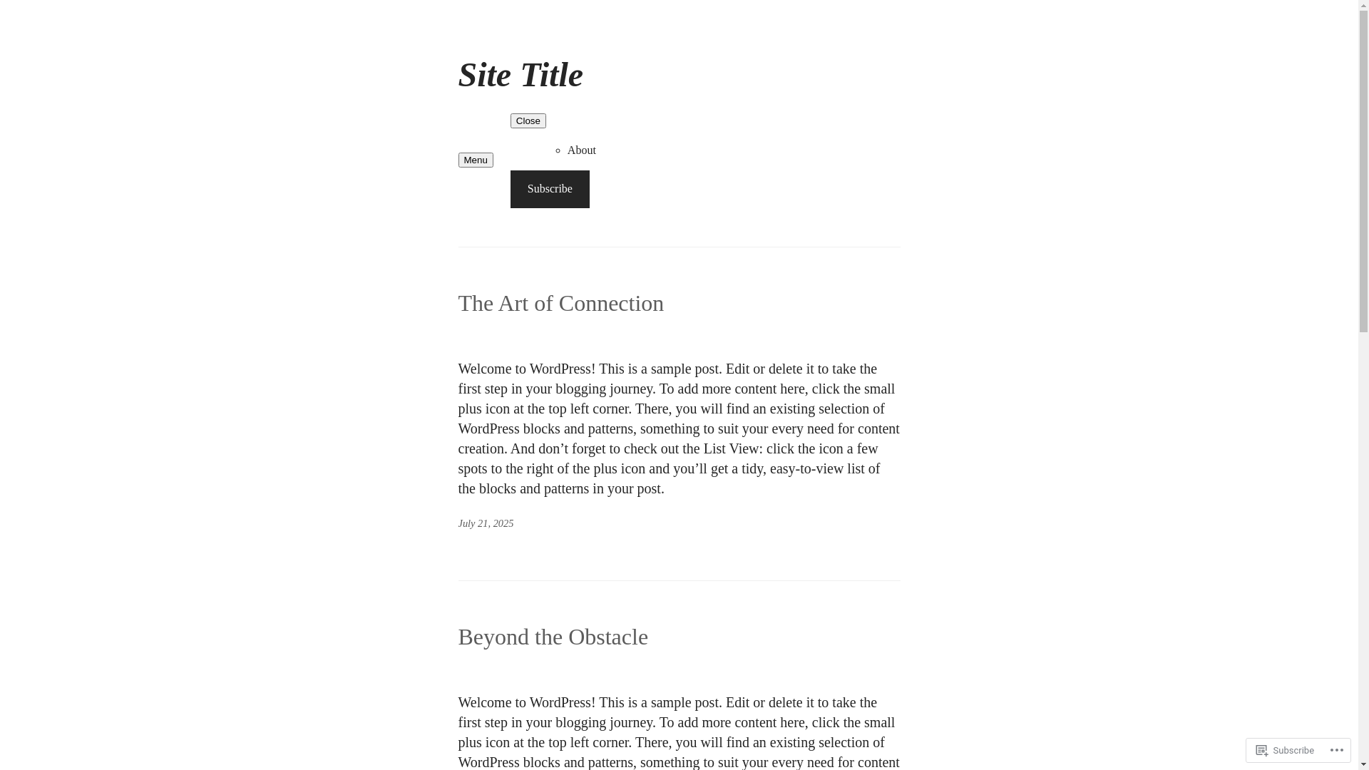 website screenshot of https://booksandmores.blog/