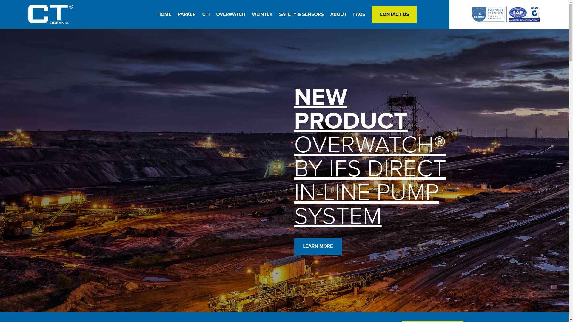 website screenshot of https://ctoceania.com