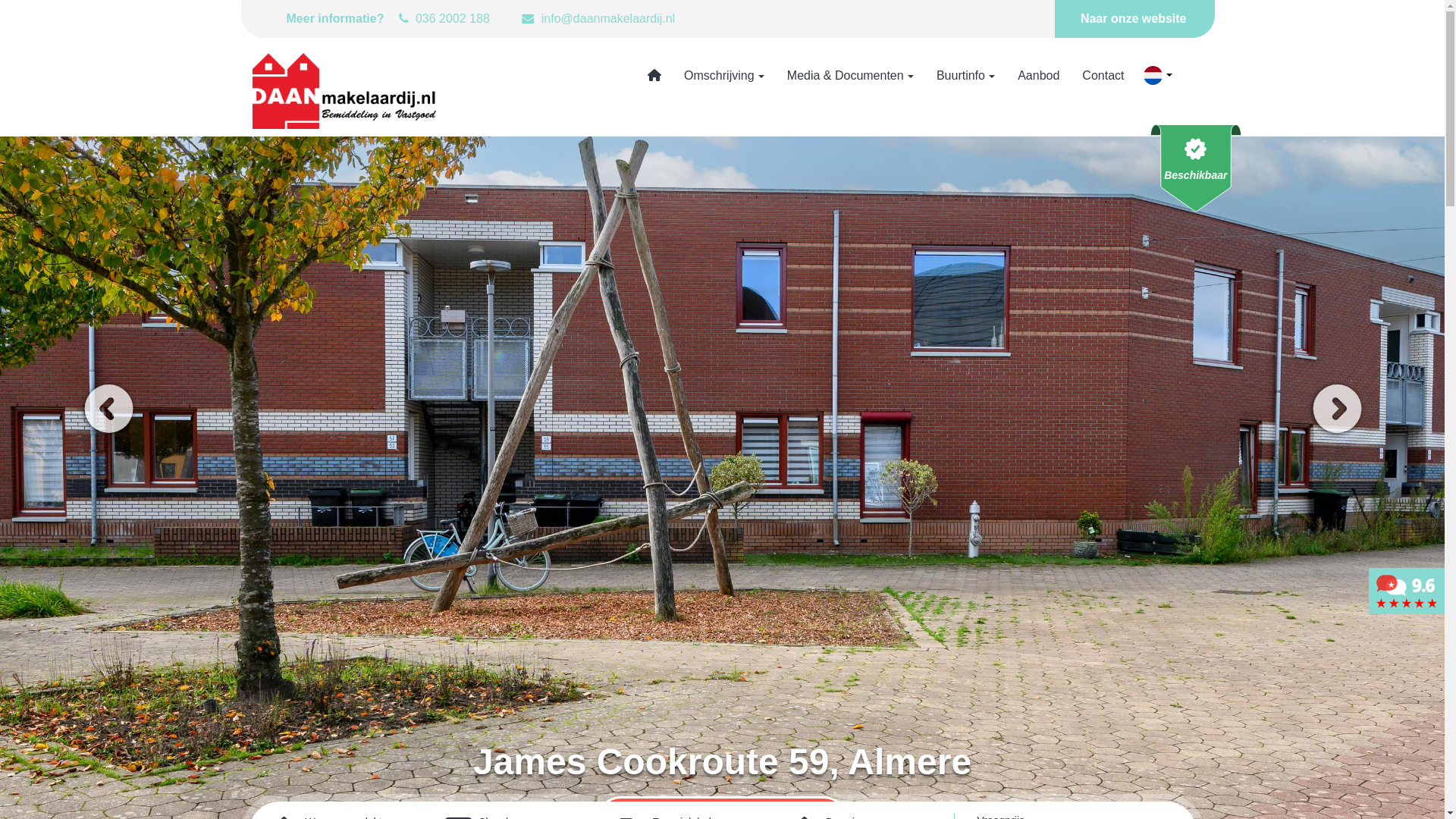 website screenshot of https://jamescookroute59.nl/
