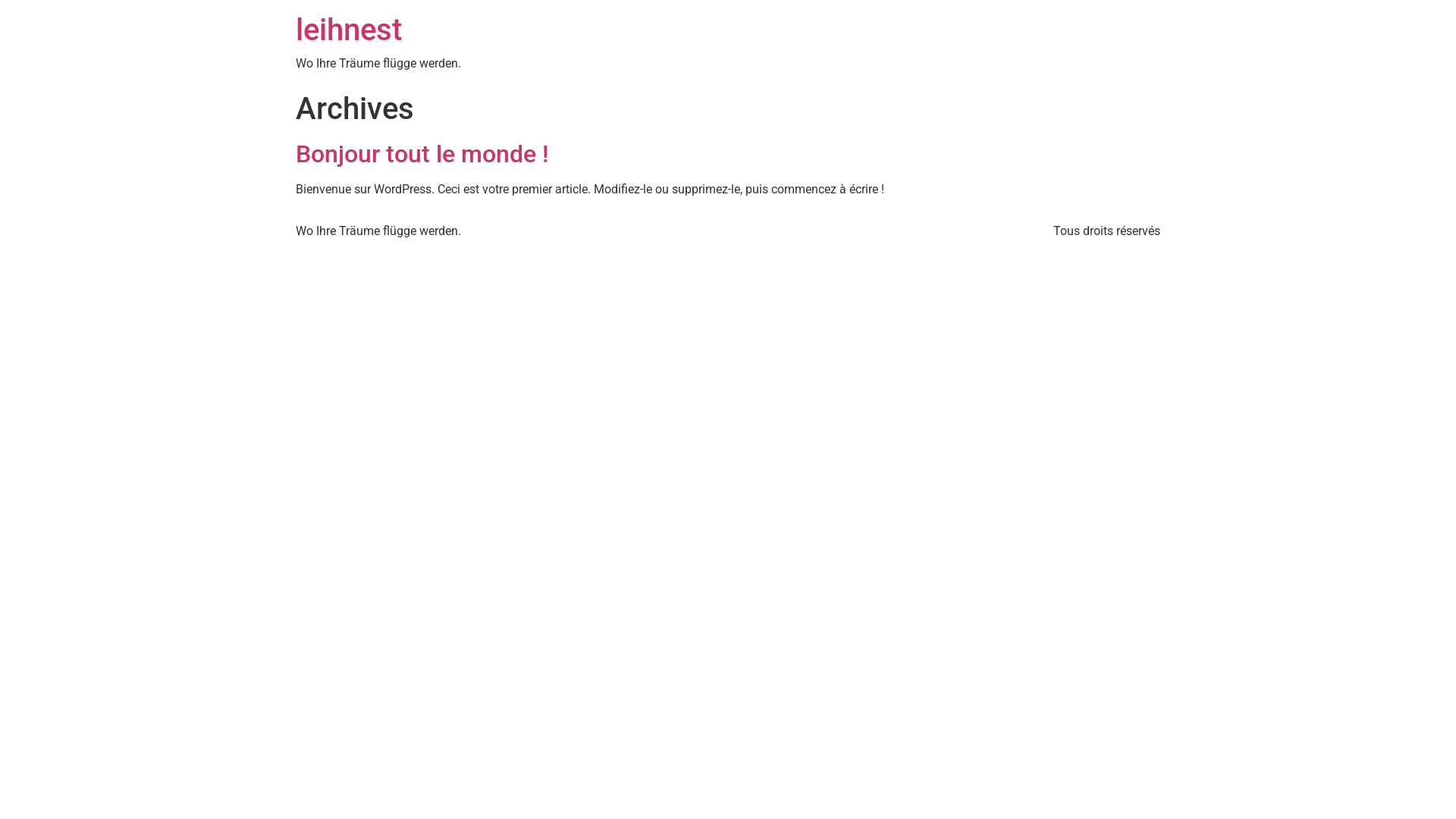 website screenshot of https://leihnest.com/