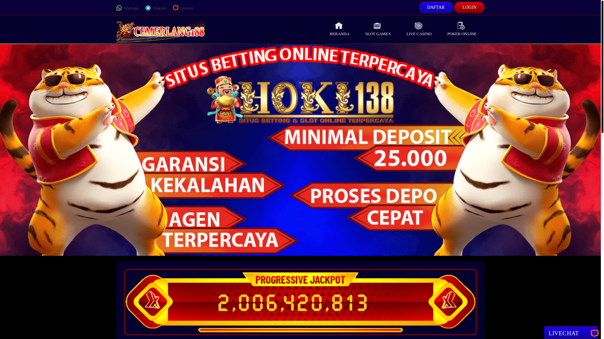 website screenshot of https://cemerlang188.org/