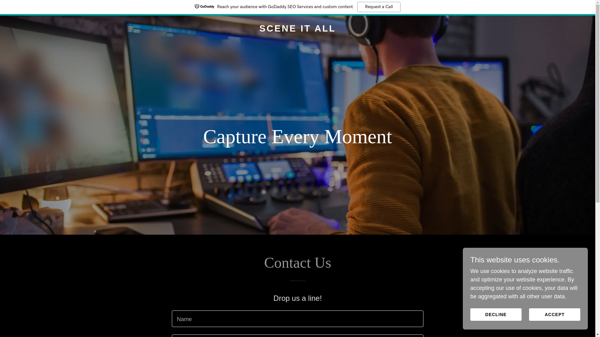 website screenshot of https://sceneitall.com.tw/