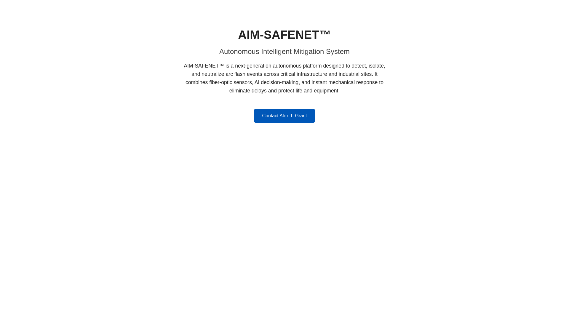 website screenshot of https://aim-safenet-site.pages.dev/