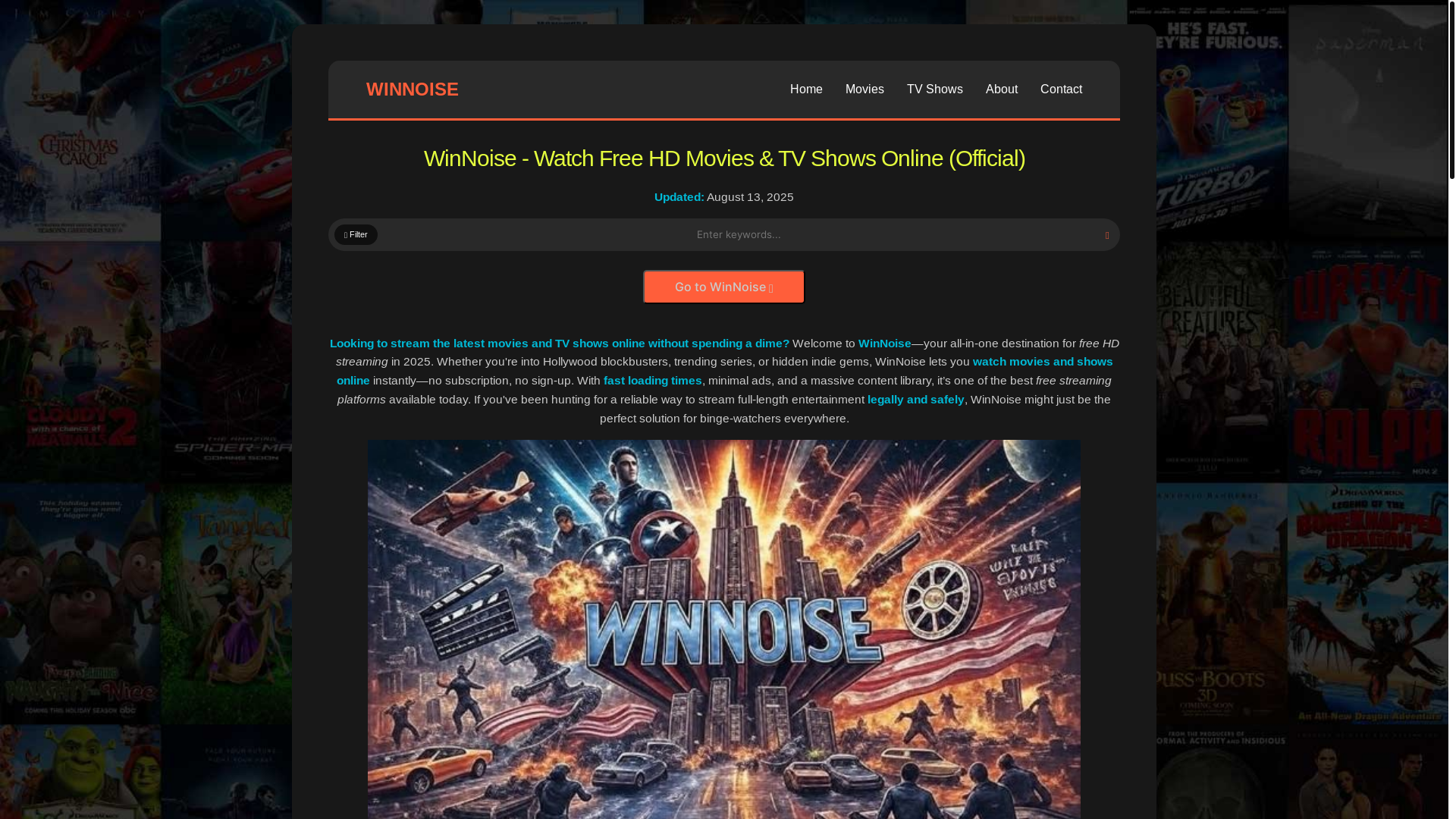 website screenshot of https://winnoise-za-com.pages.dev/