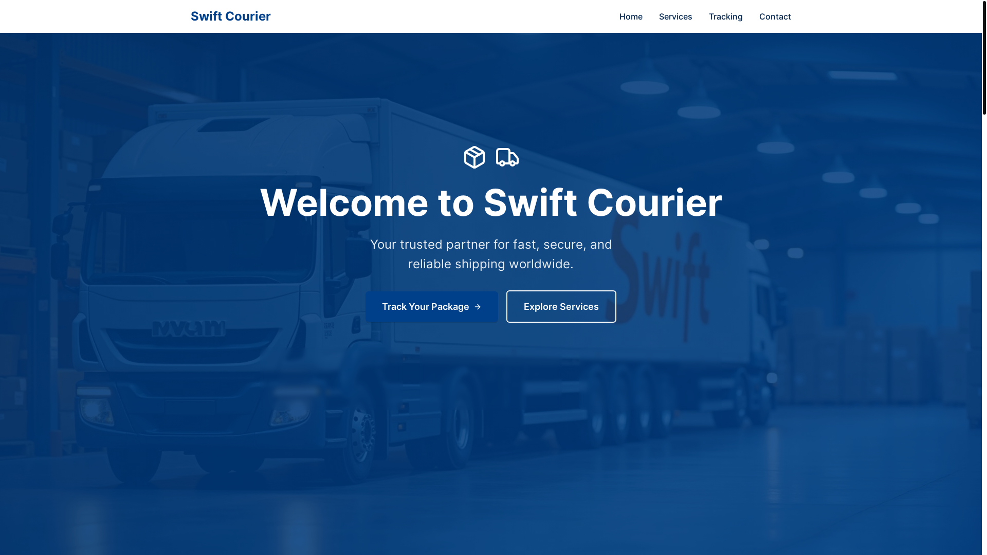 website screenshot of https://swiftshiping.pages.dev/