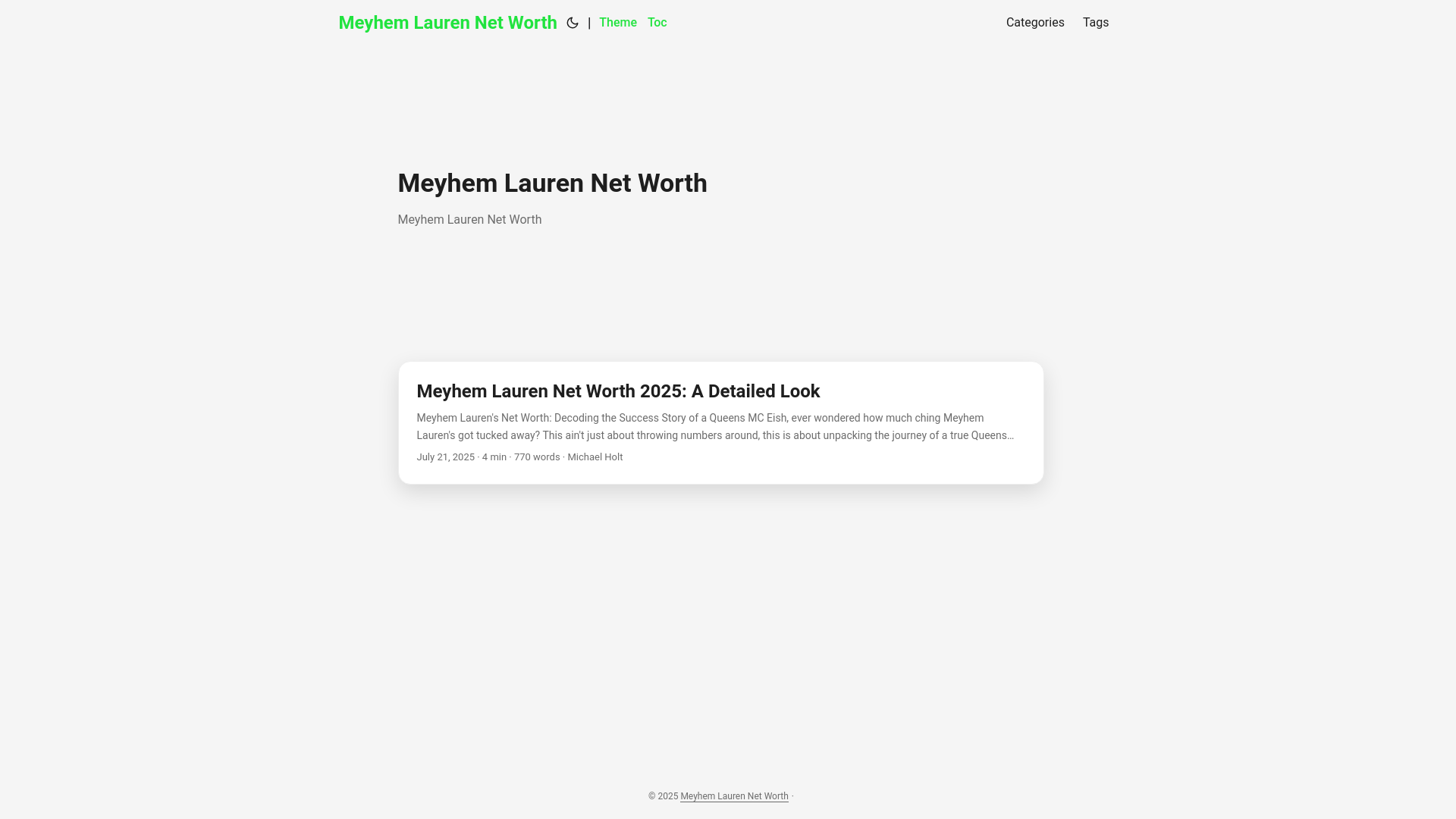 website screenshot of https://meyhem-lauren-net-worth.pages.dev/