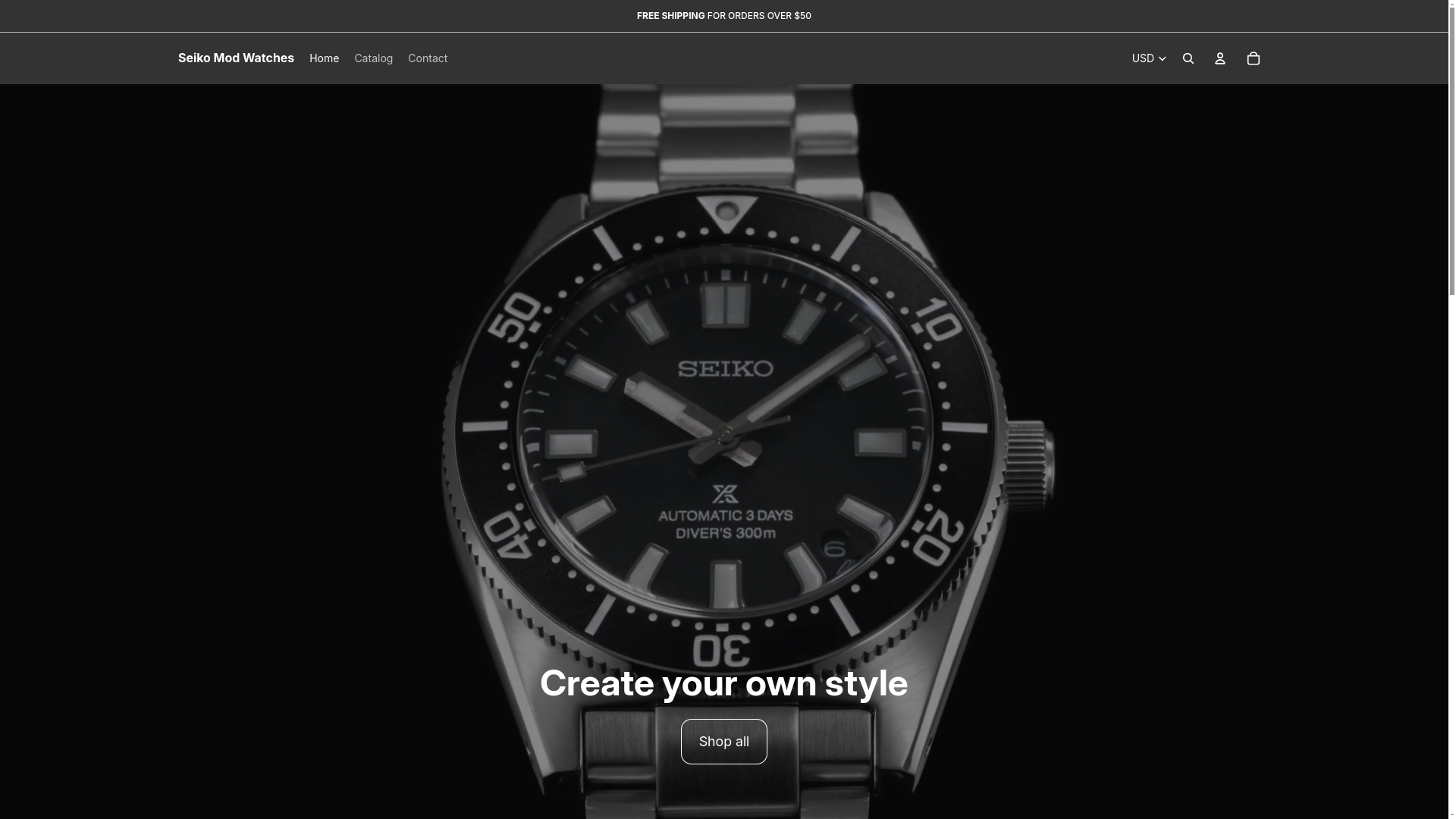 website screenshot of https://seikomodus.com/