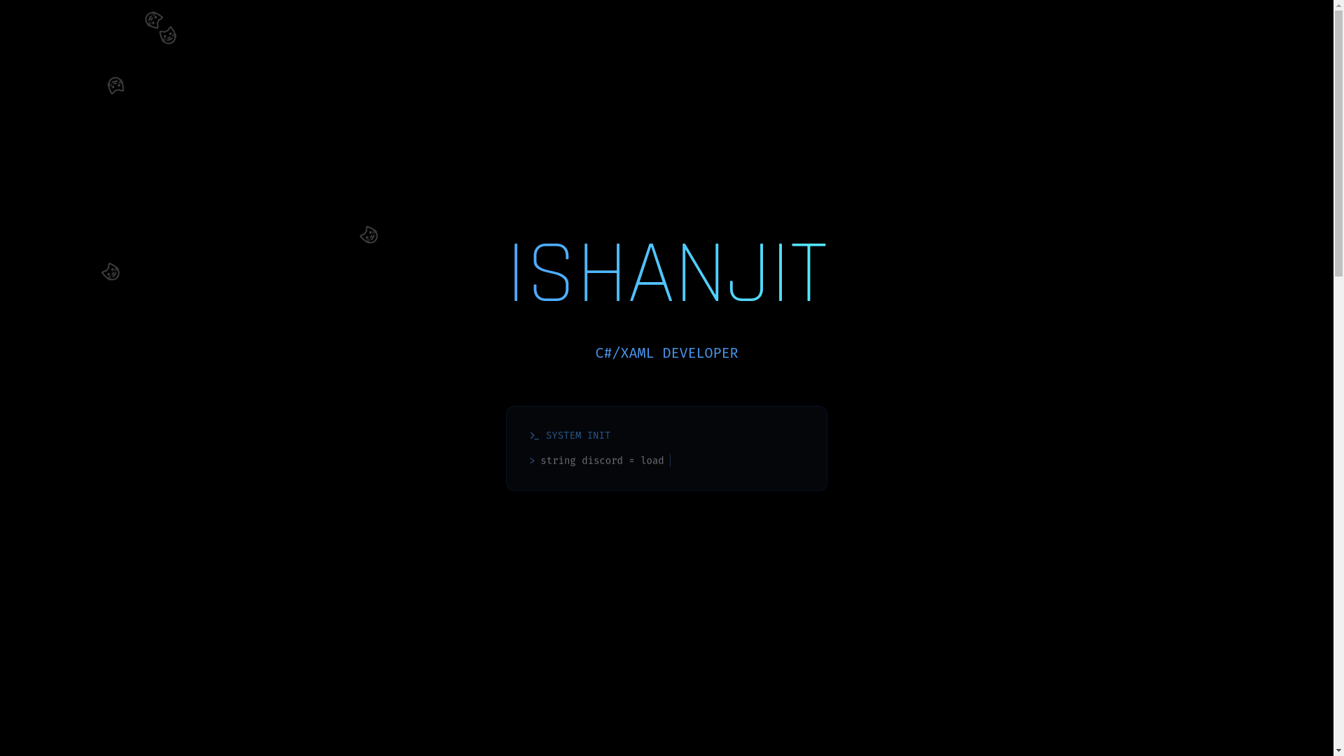 website screenshot of https://ishanjitxyz.pages.dev/