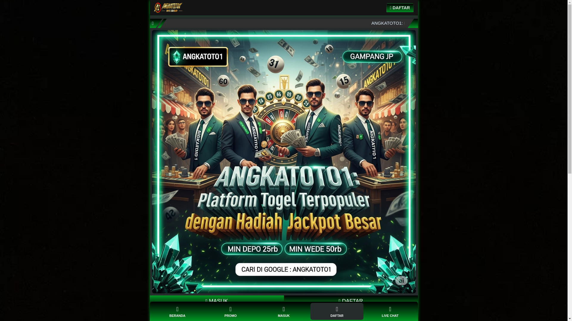 website screenshot of https://angkatoto1jau.pages.dev/