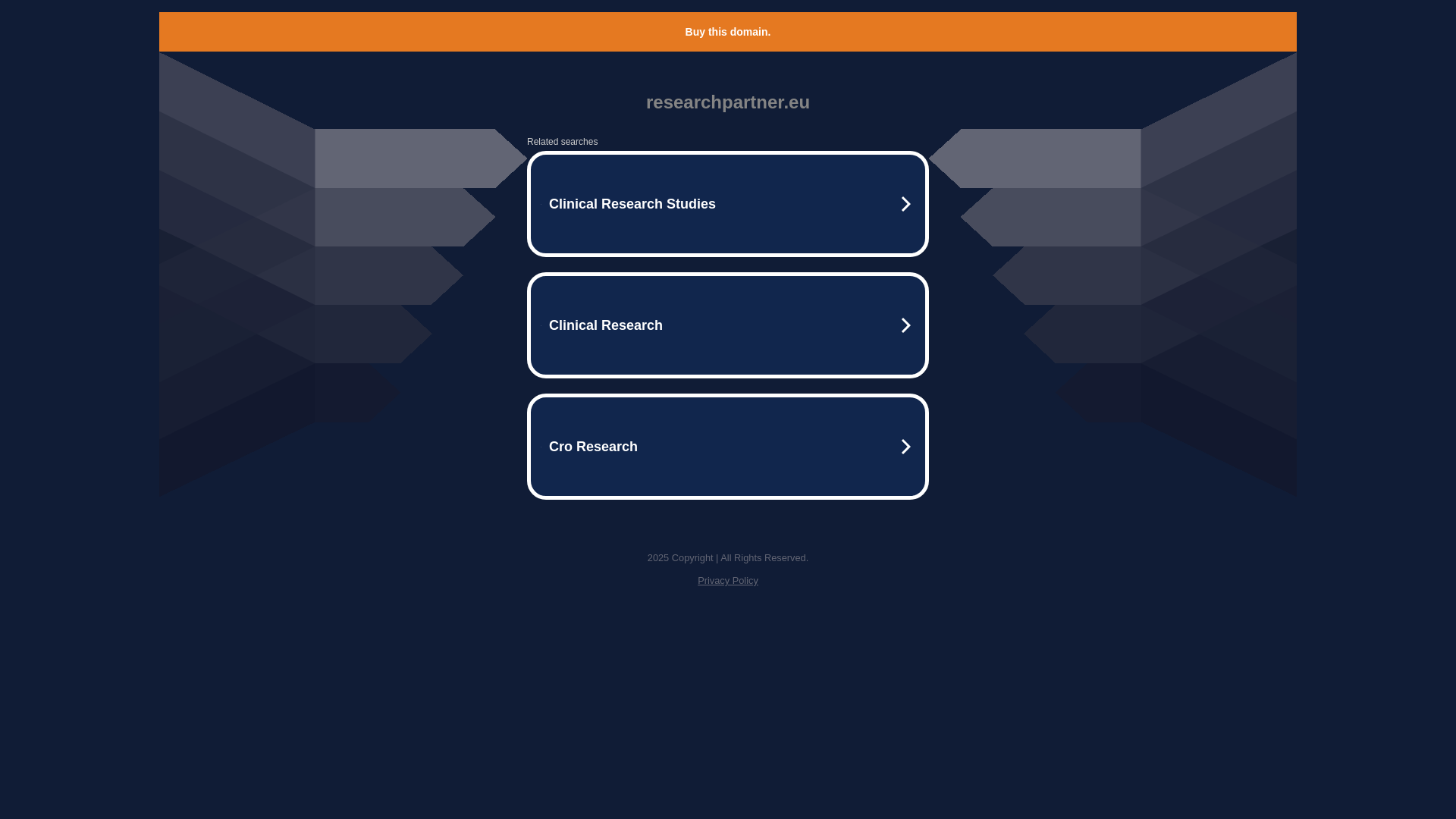 website screenshot of https://researchpartner.eu/