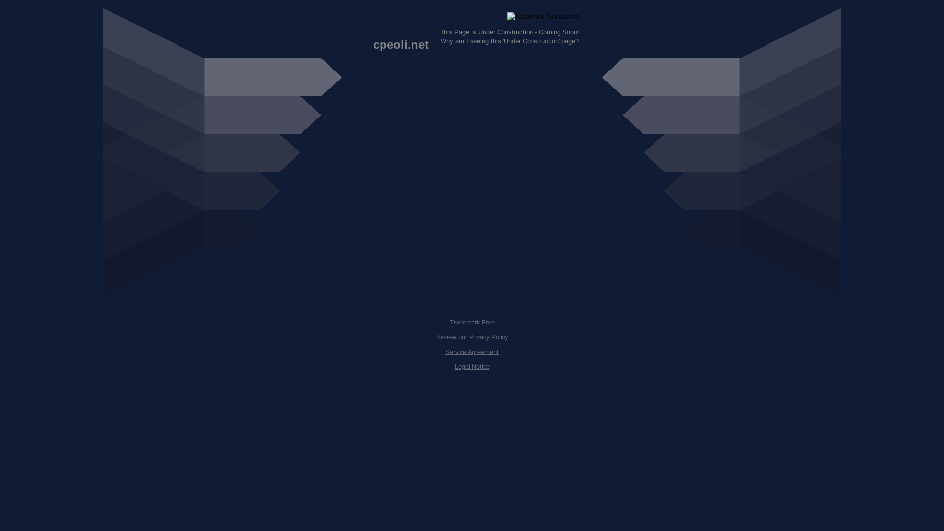 website screenshot of https://cpeoli.net/