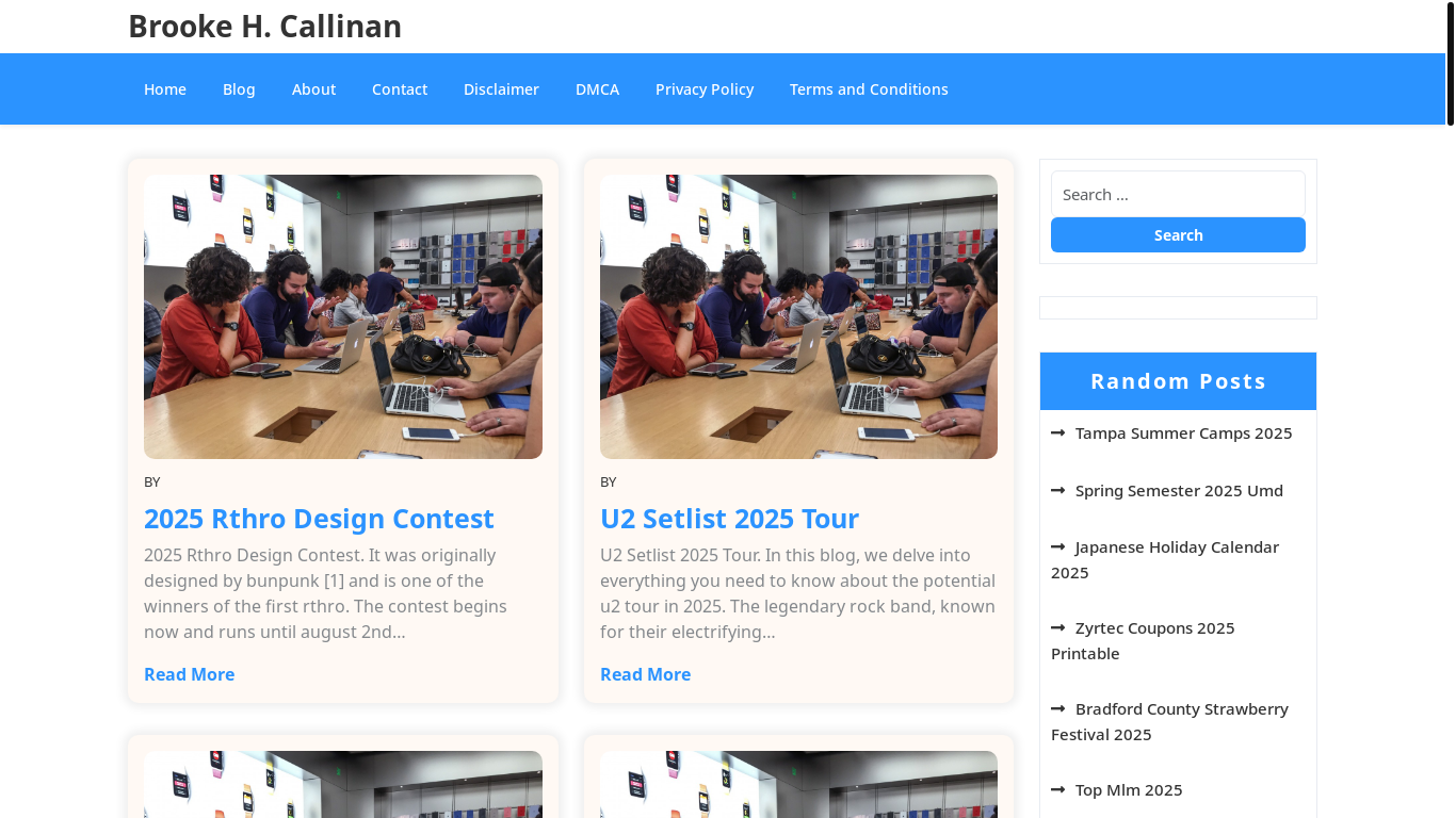 website screenshot of https://brookecallinanh.pages.dev/