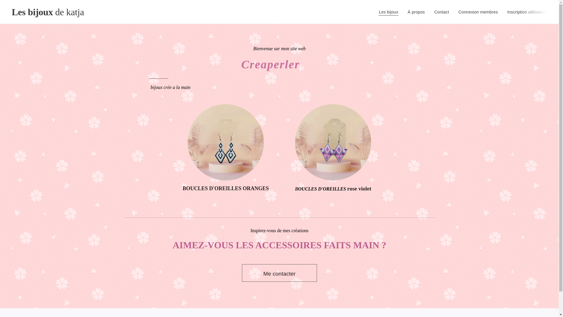 website screenshot of https://creaperler.be/