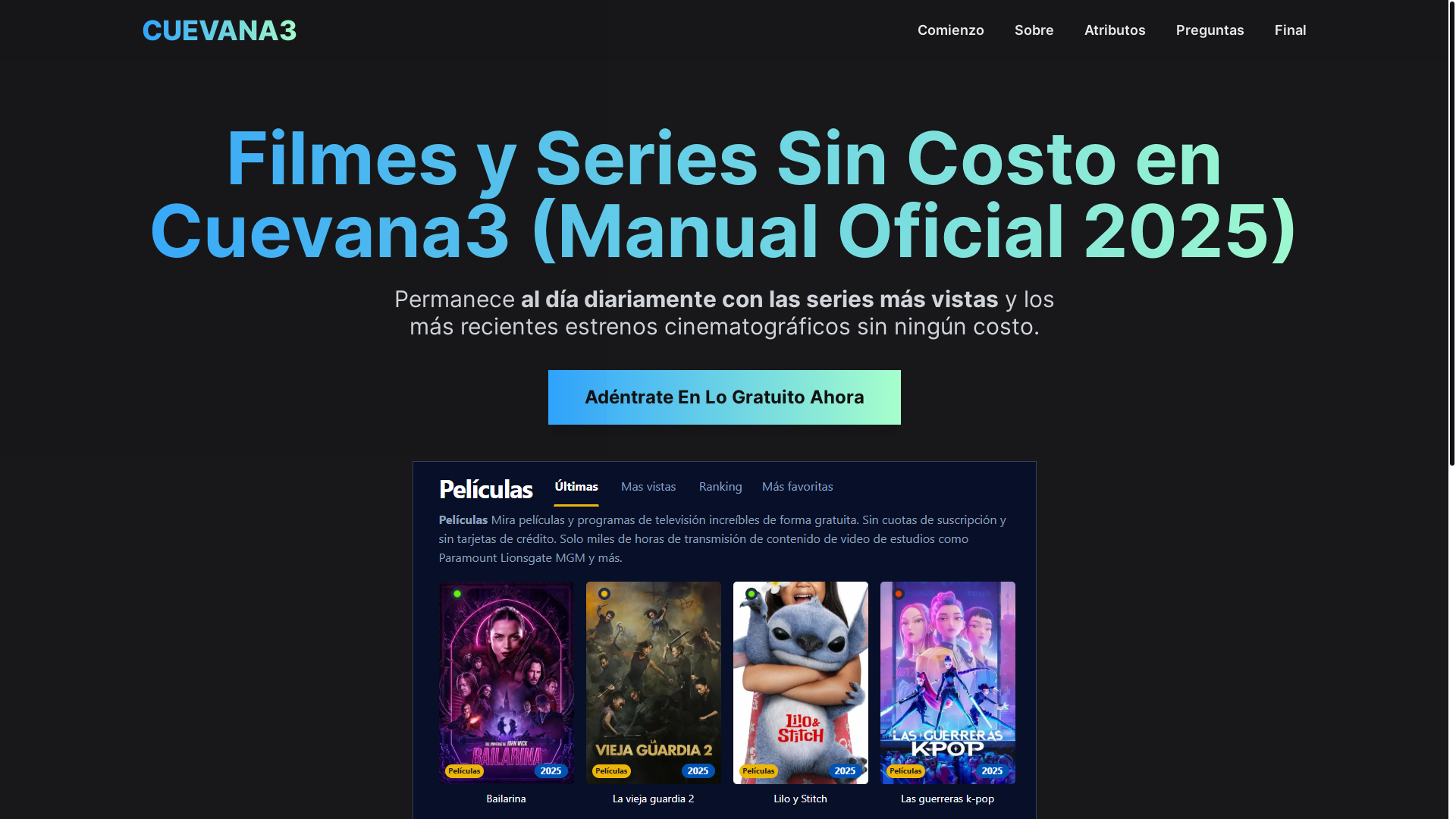 website screenshot of https://cuevana3-oylu.pages.dev/