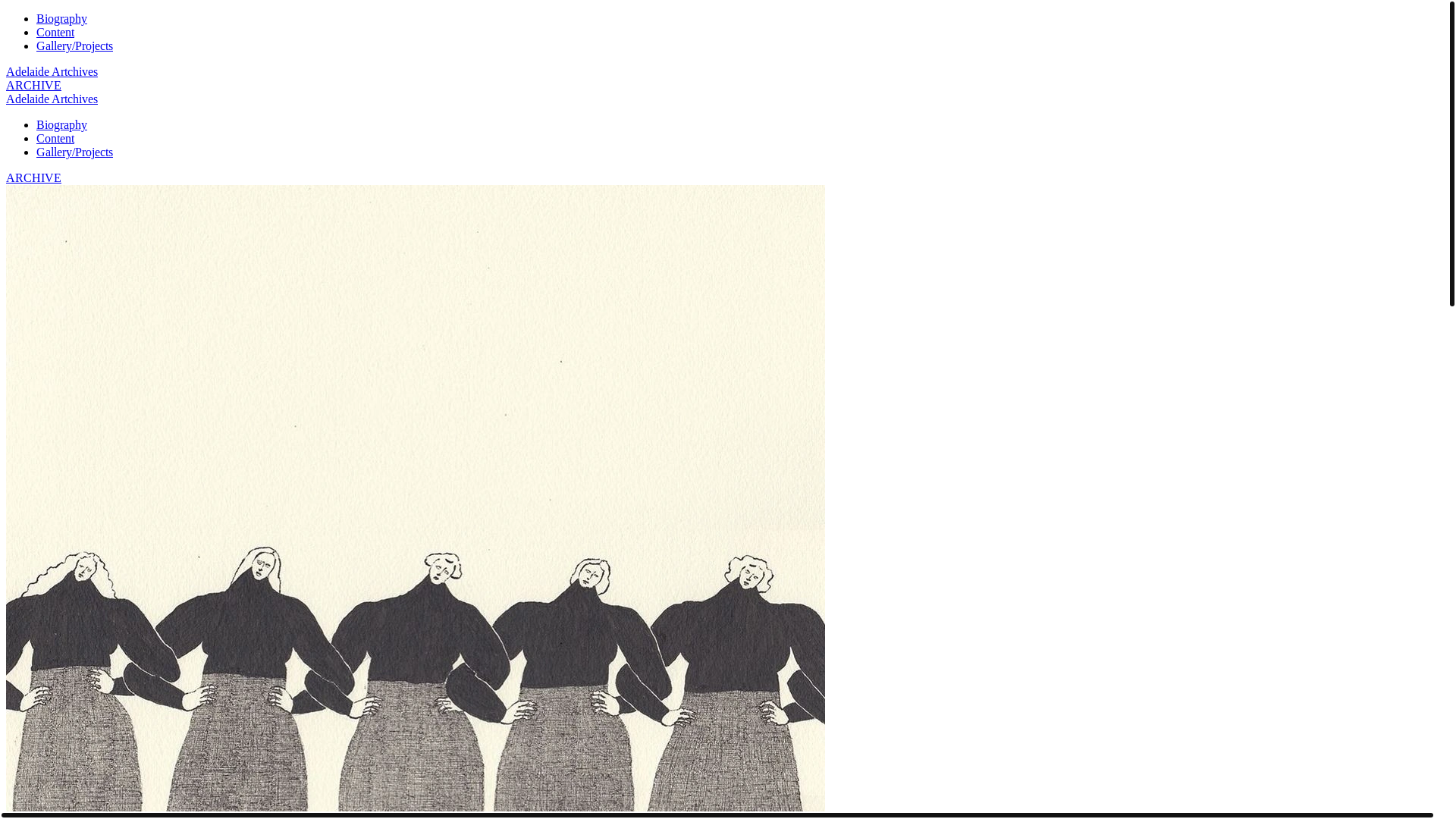 website screenshot of https://adelaideartchives.com.au/