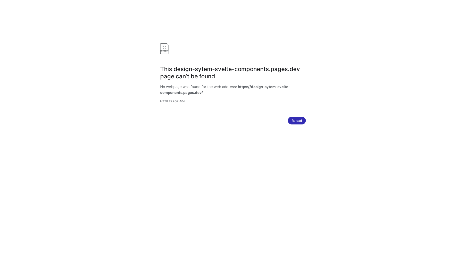 website screenshot of https://design-sytem-svelte-components.pages.dev/