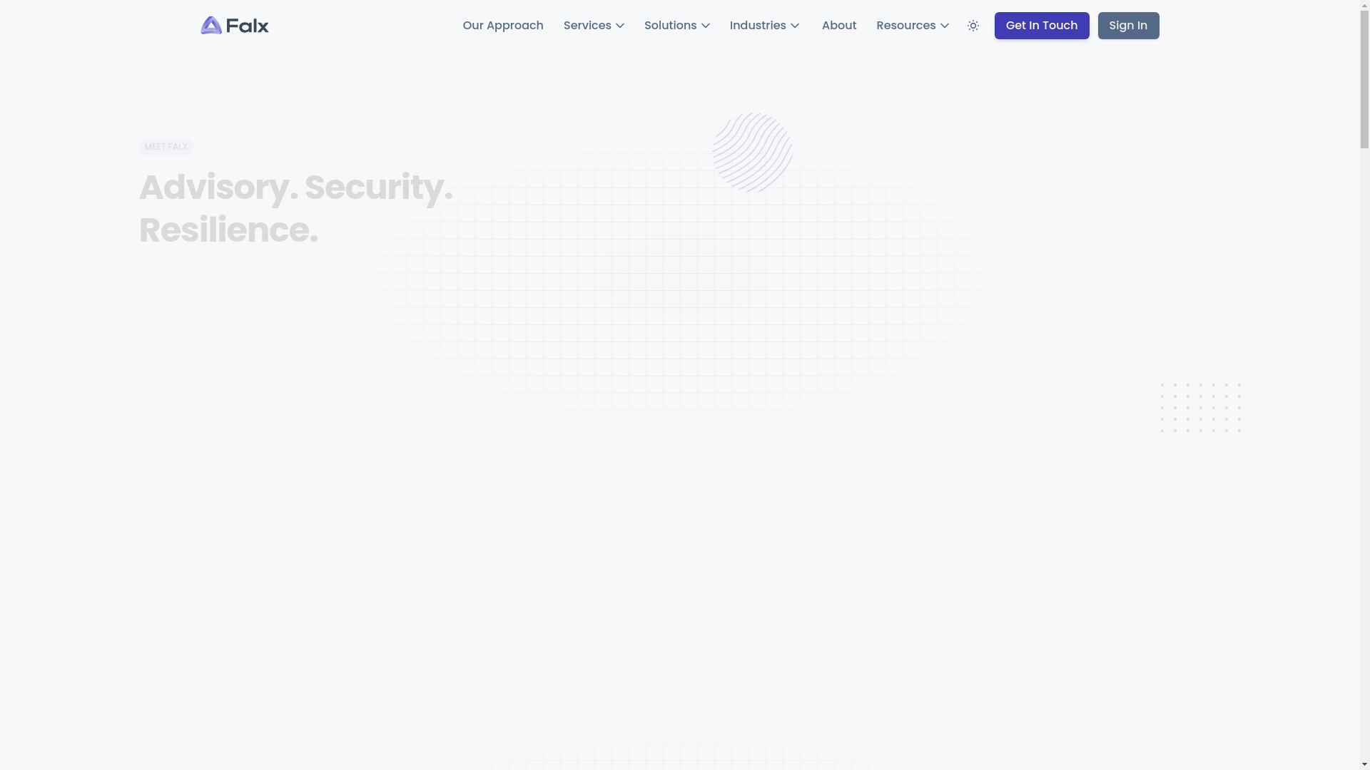 website screenshot of https://falx-msp-website-preview-ssr.pages.dev/