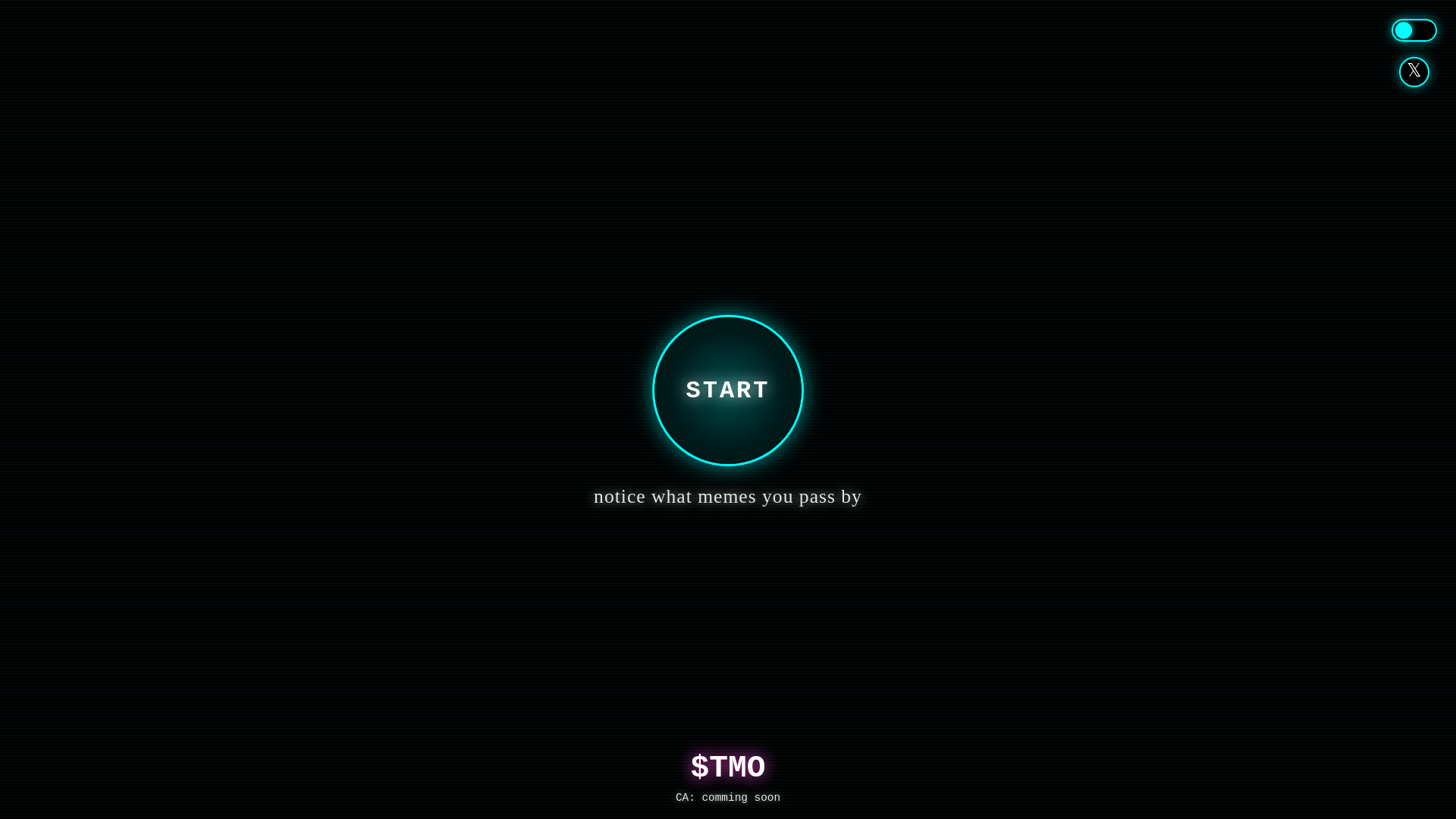 website screenshot of https://the-meme-objective.com/