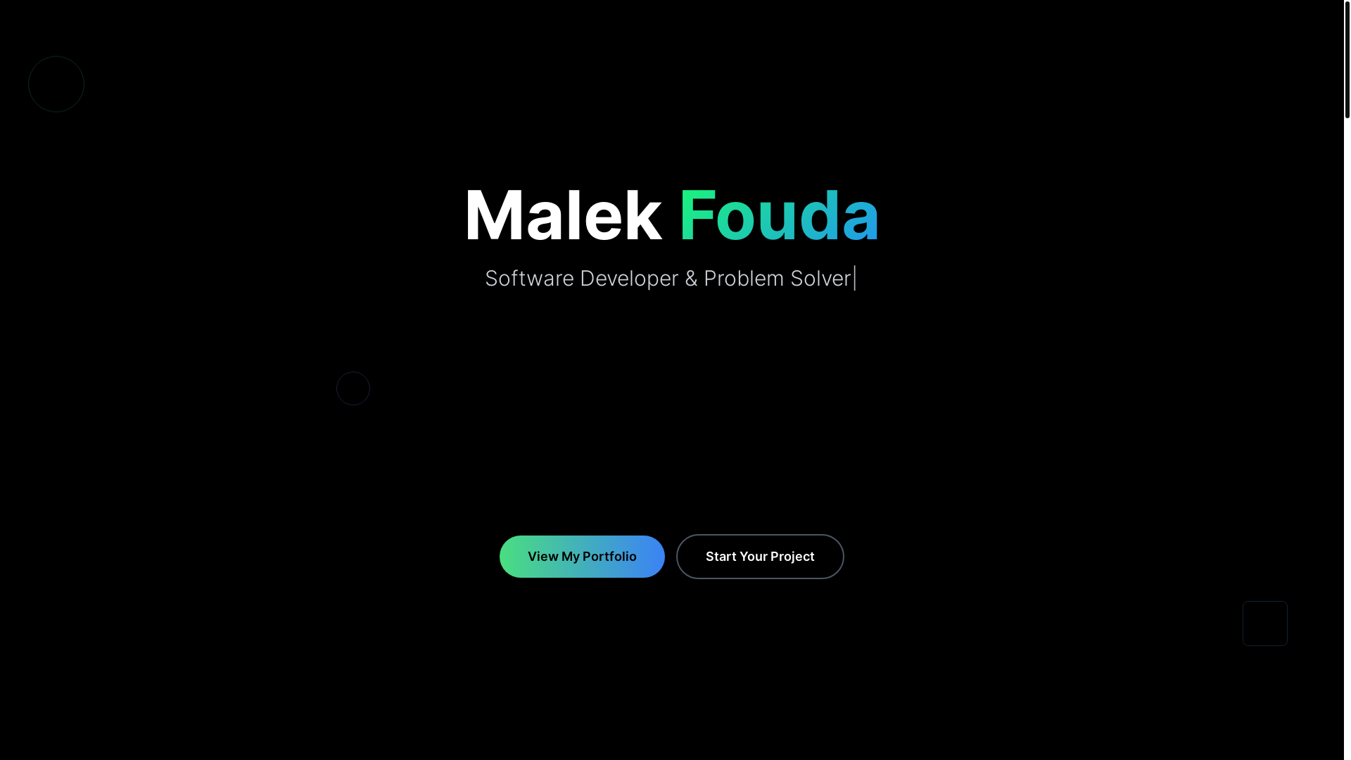 website screenshot of https://malekfouda.com/