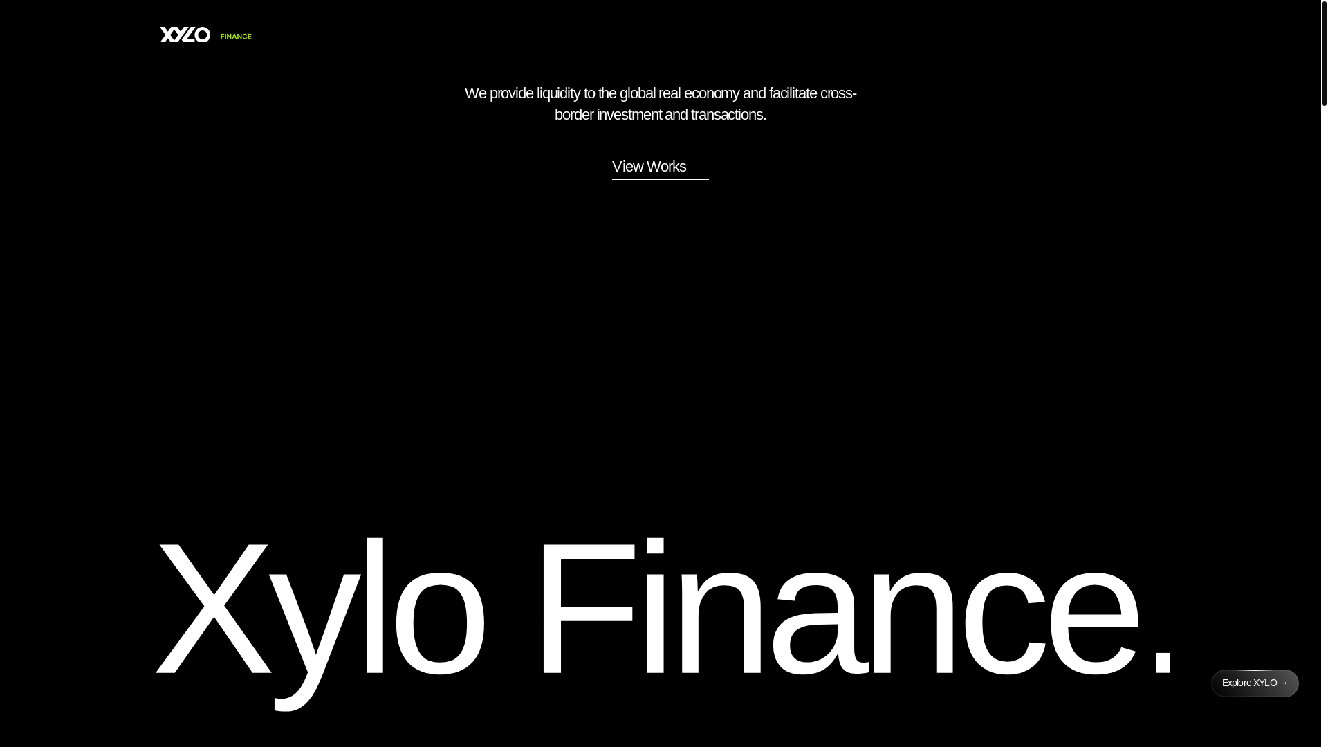 website screenshot of https://xylofinance.world/