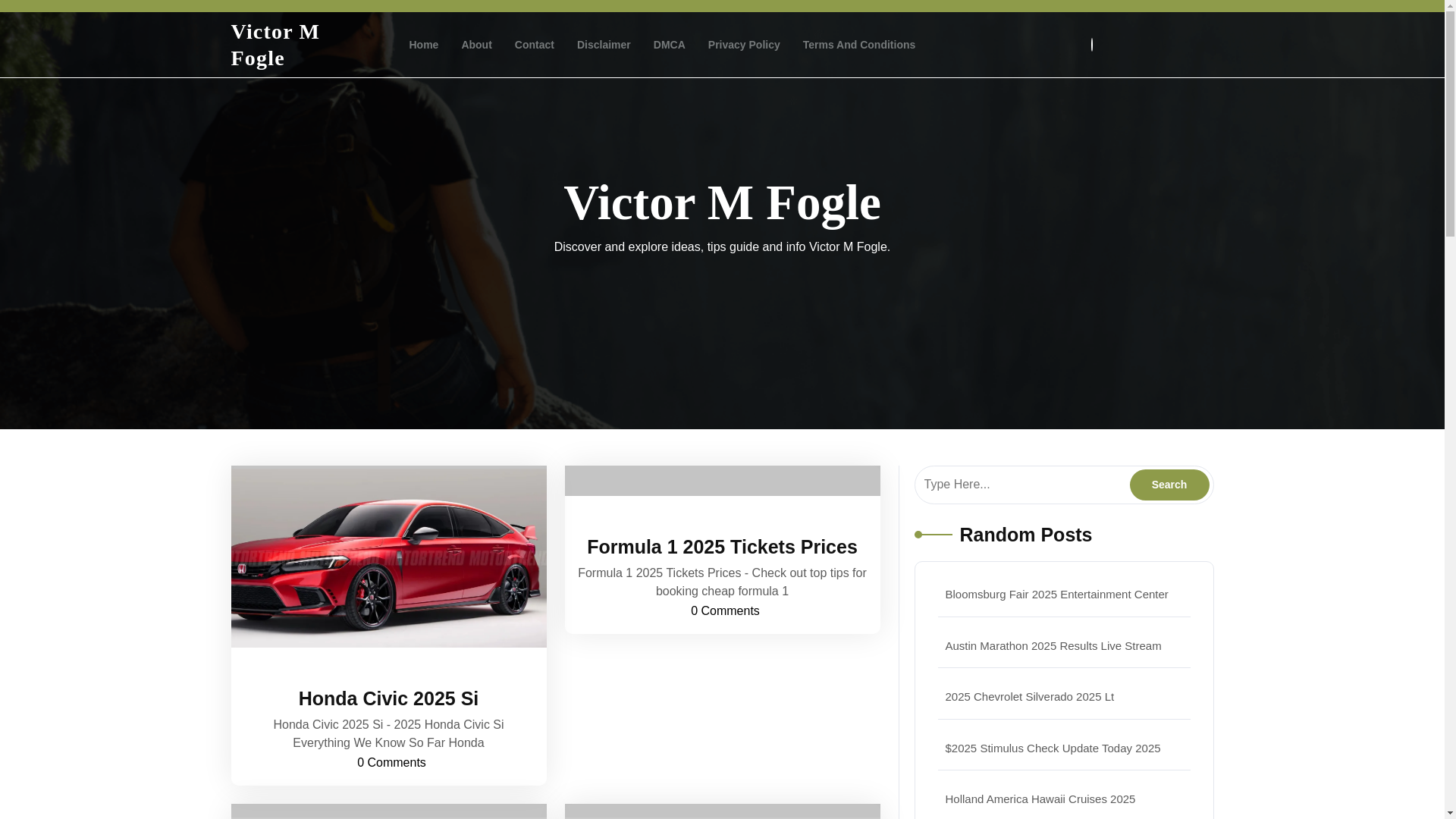 website screenshot of https://victormfoglec.pages.dev/