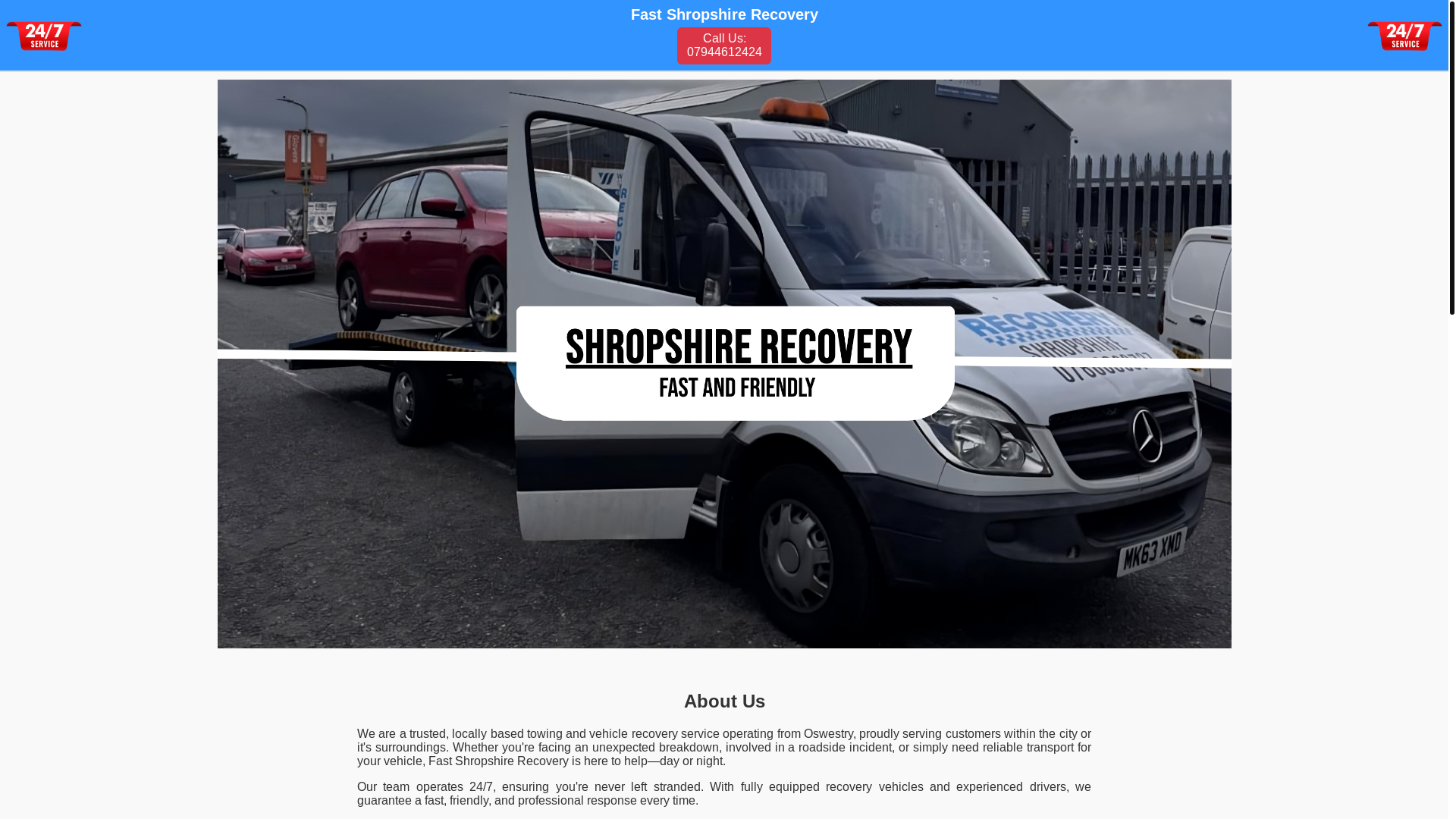 website screenshot of https://recoveryoswestry.co.uk/